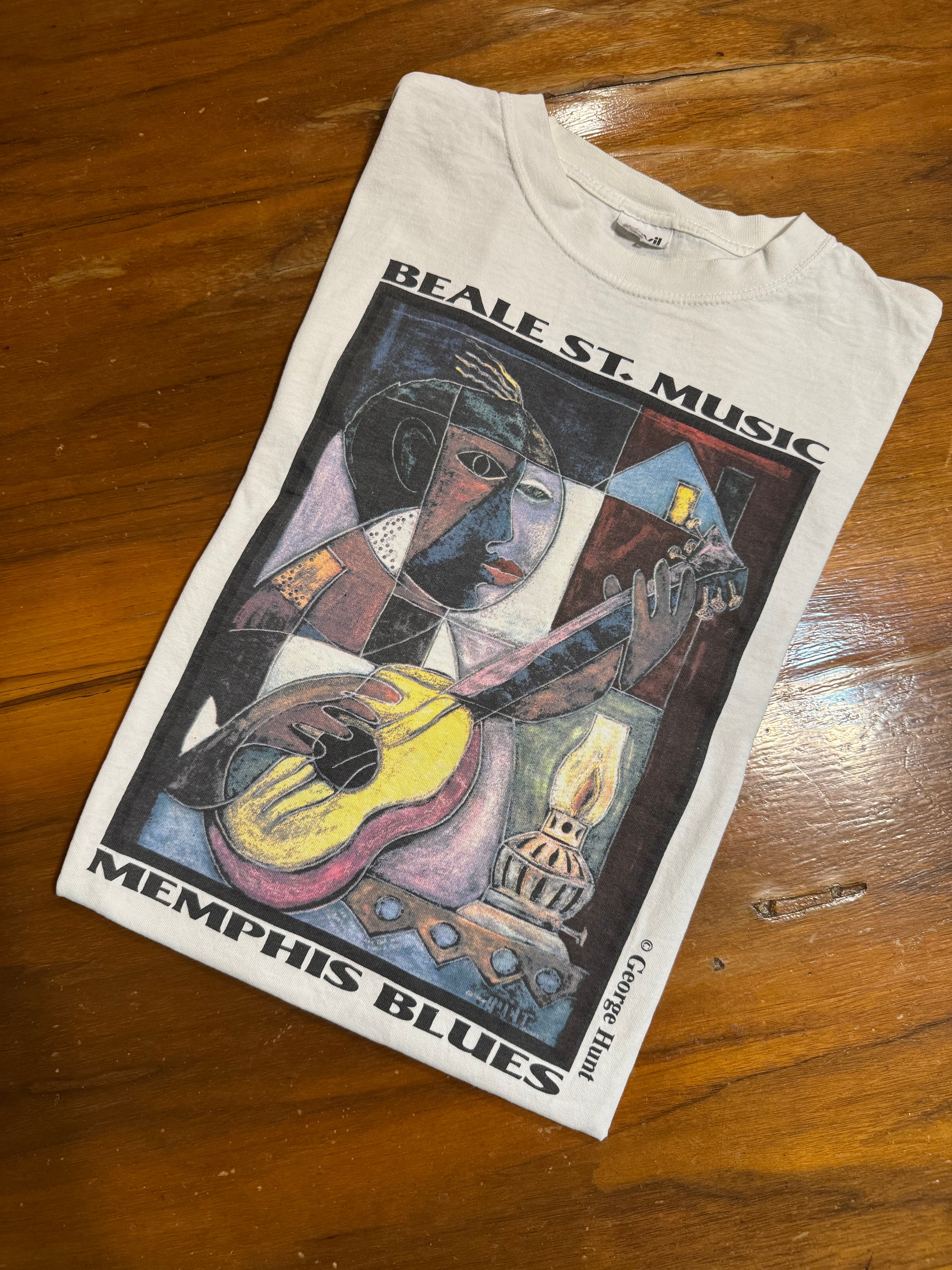 90´s Playera de Blues Art