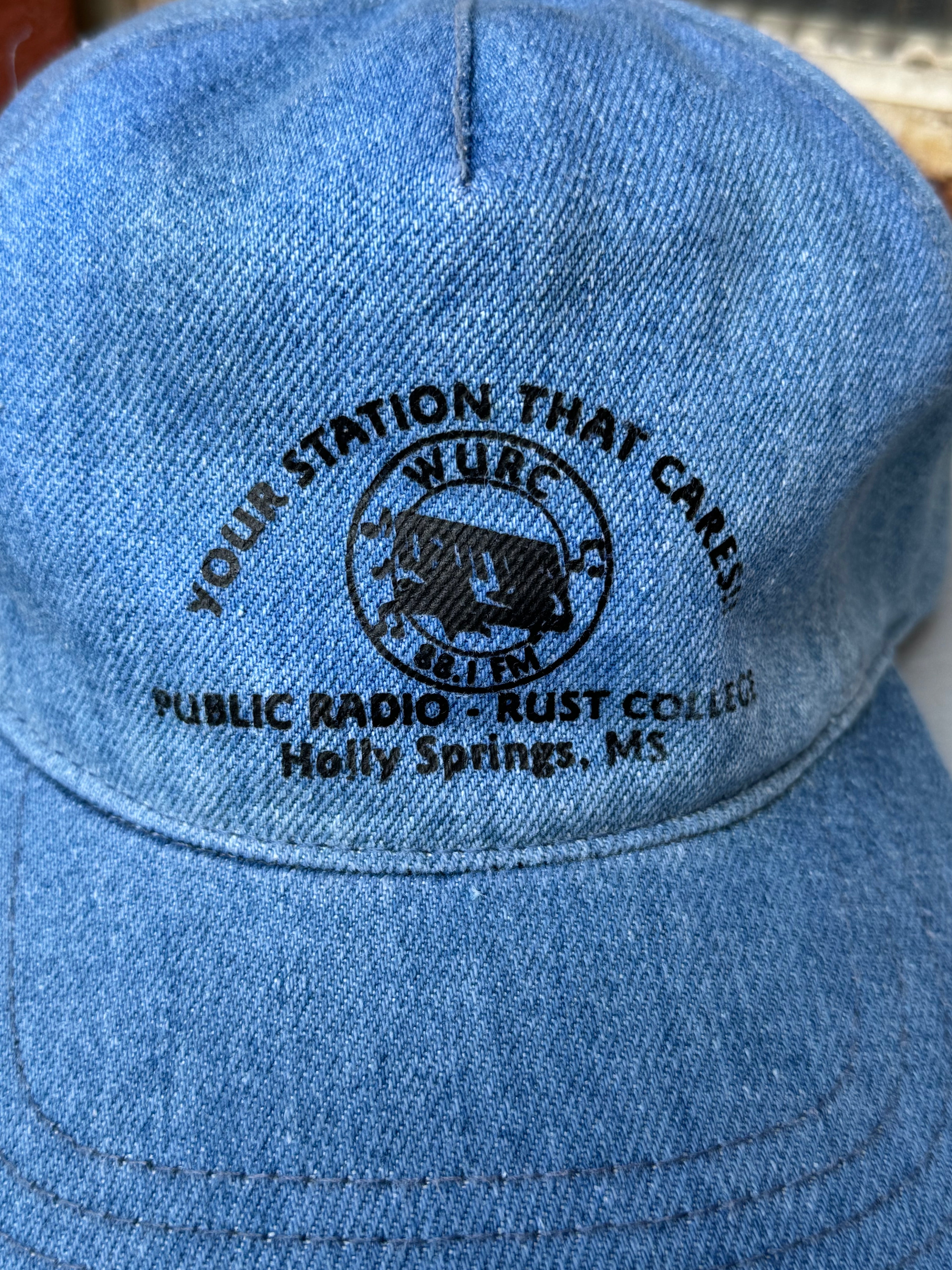 90´s Gorra de Mezclilla de Radio