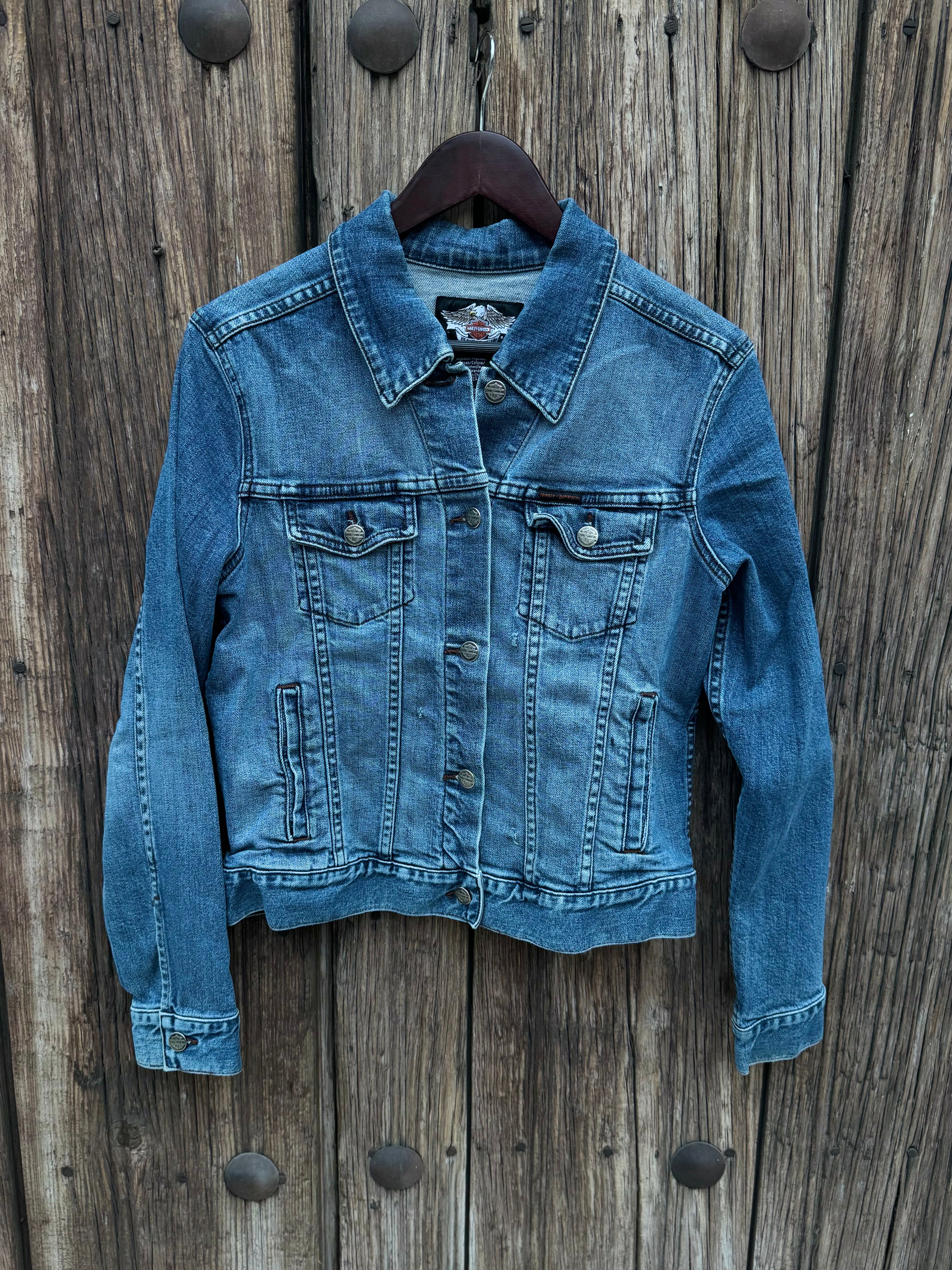 2000´s Chamarra de Mezclilla Harley Davidson