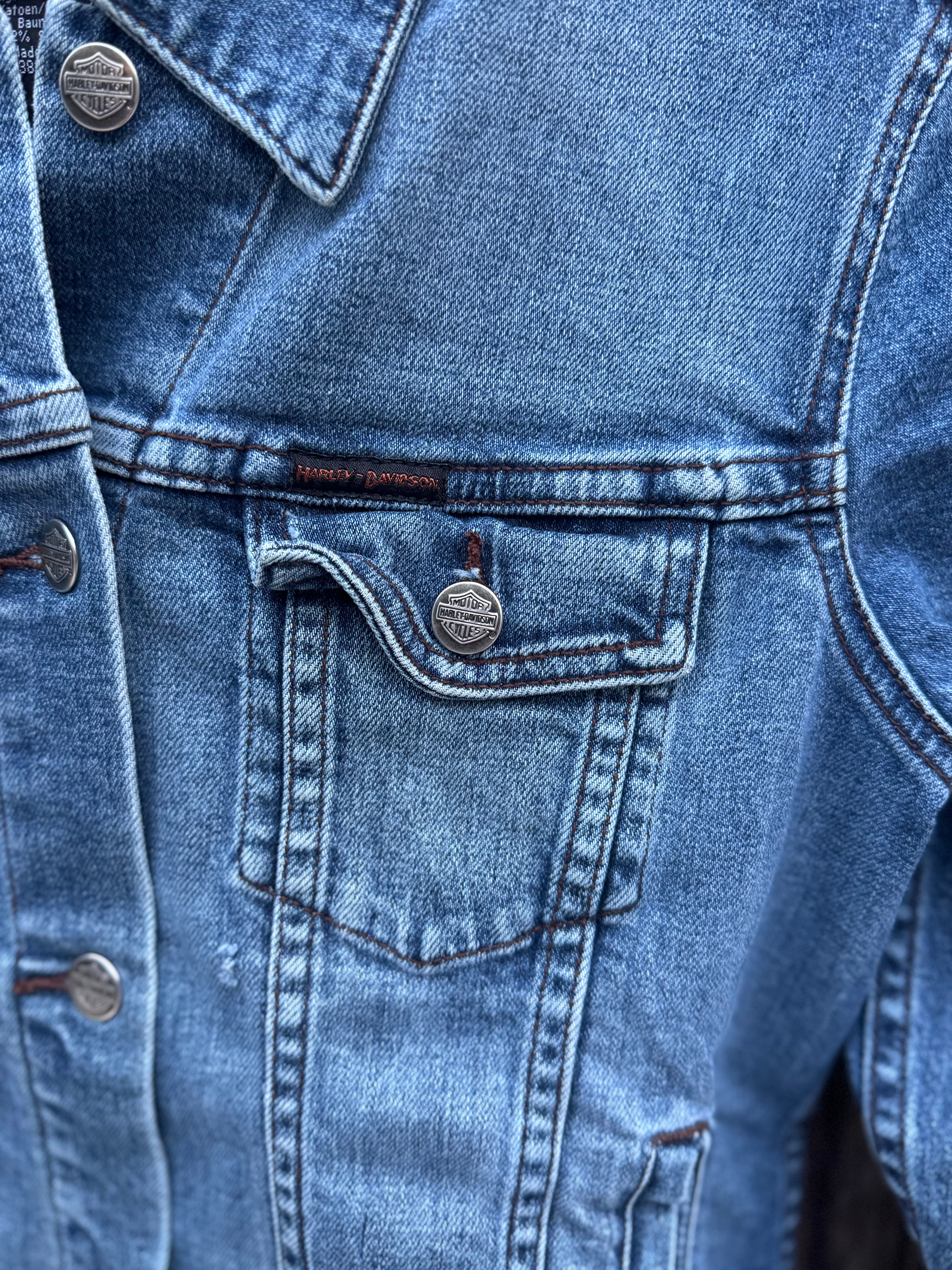 2000´s Chamarra de Mezclilla Harley Davidson