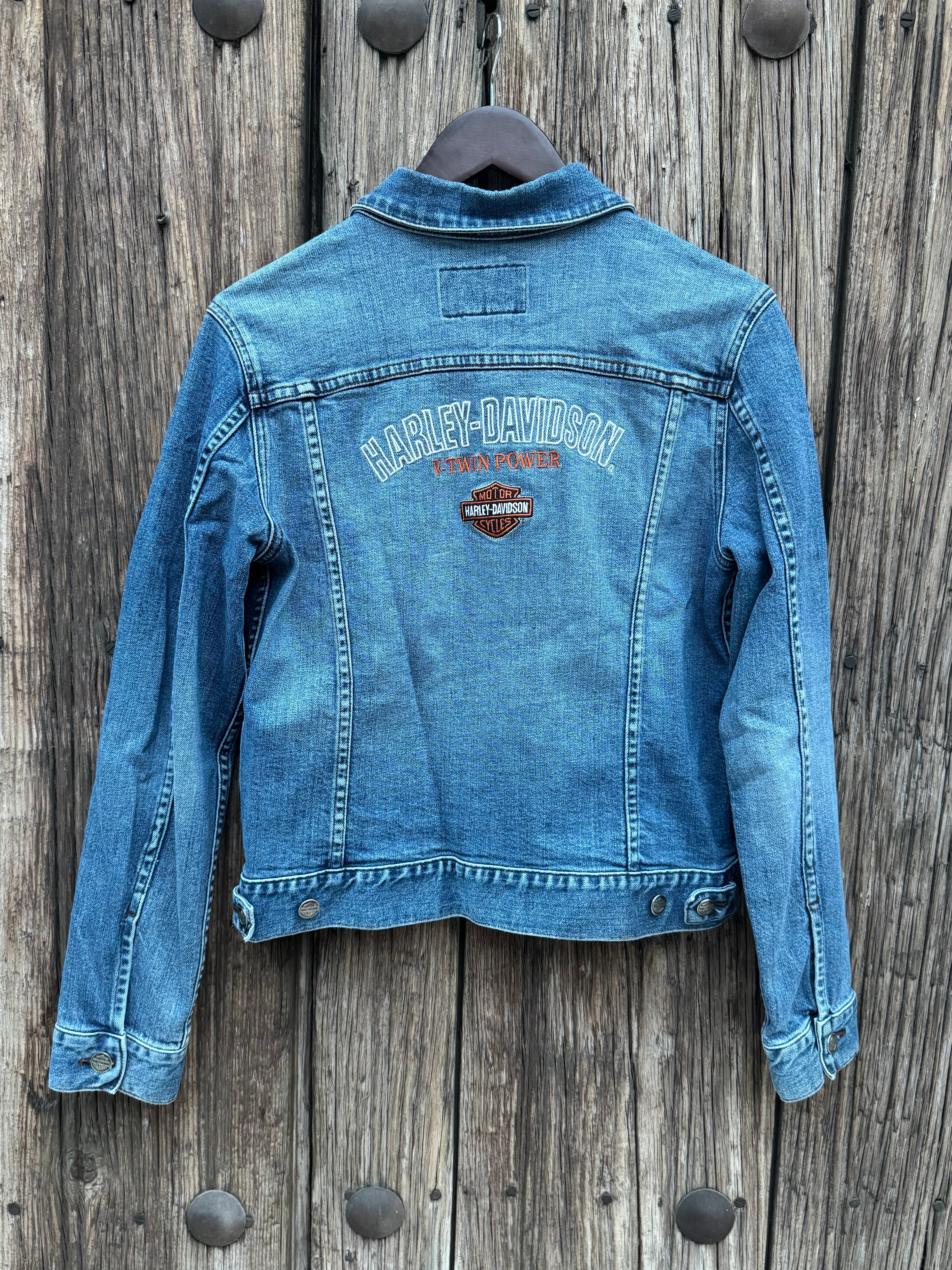 2000´s Chamarra de Mezclilla Harley Davidson