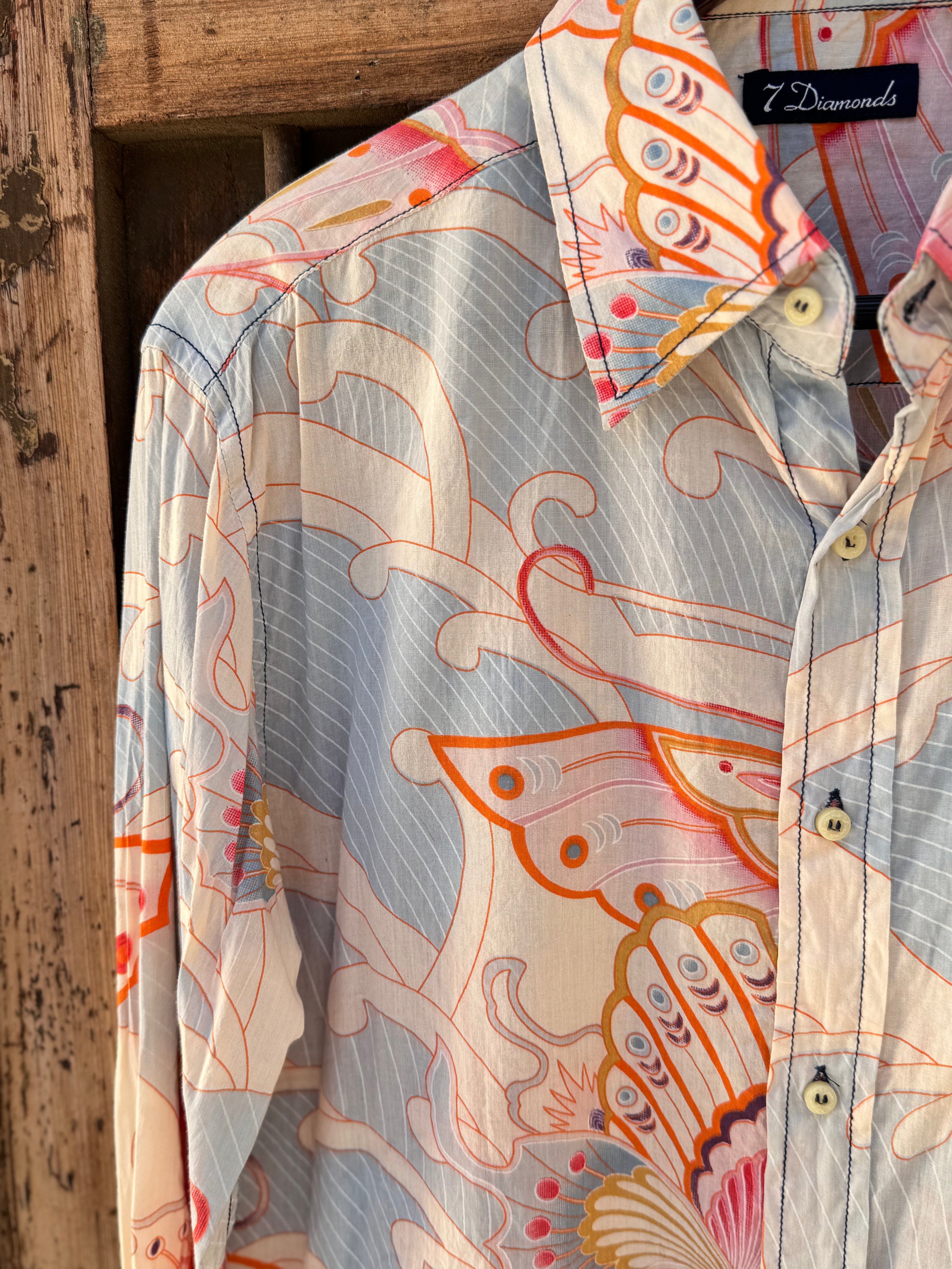 70´s Camisa estilo Ukiyo Japonés