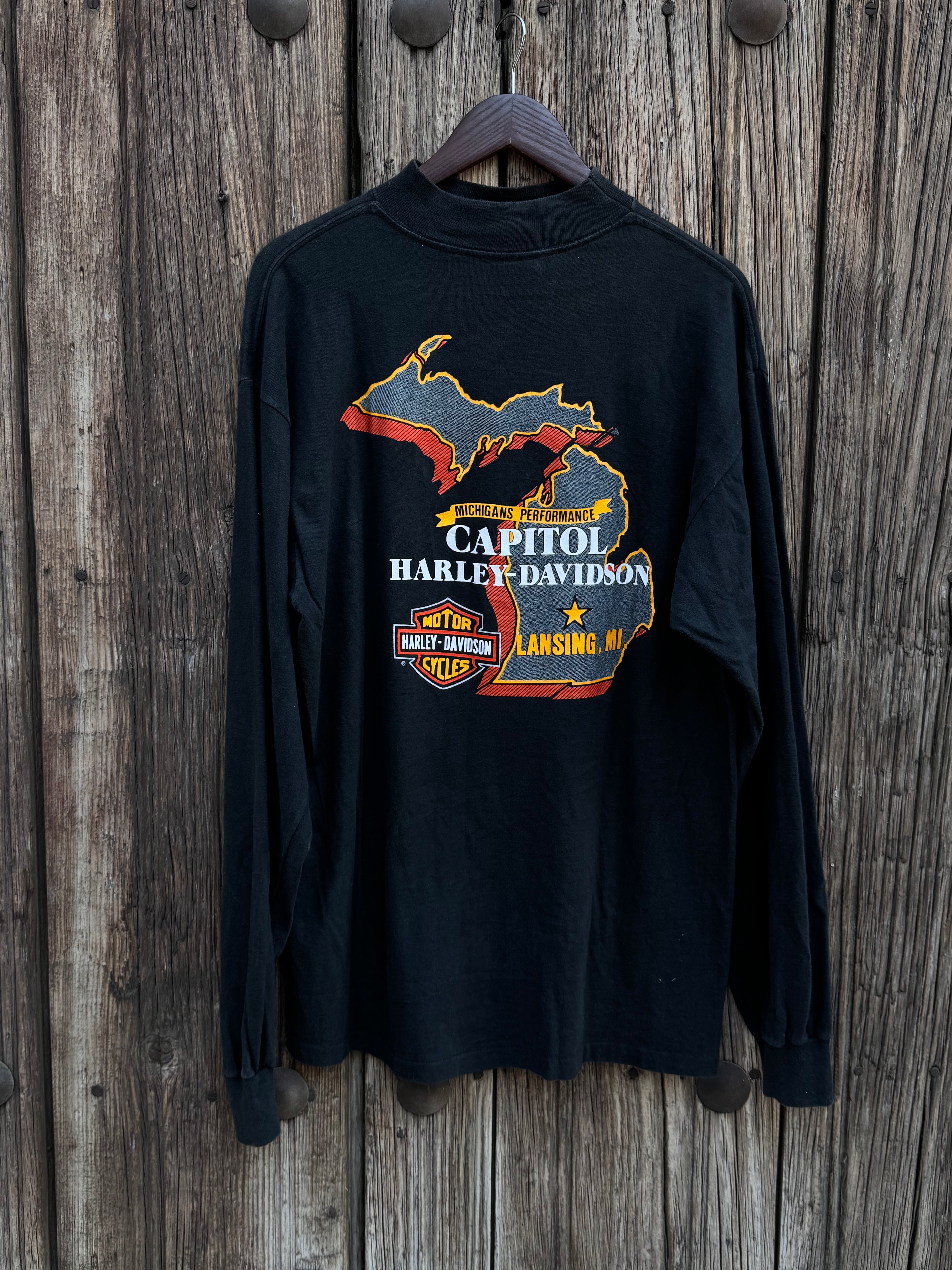 1989 Playera Harley Davidson 3D Emblem