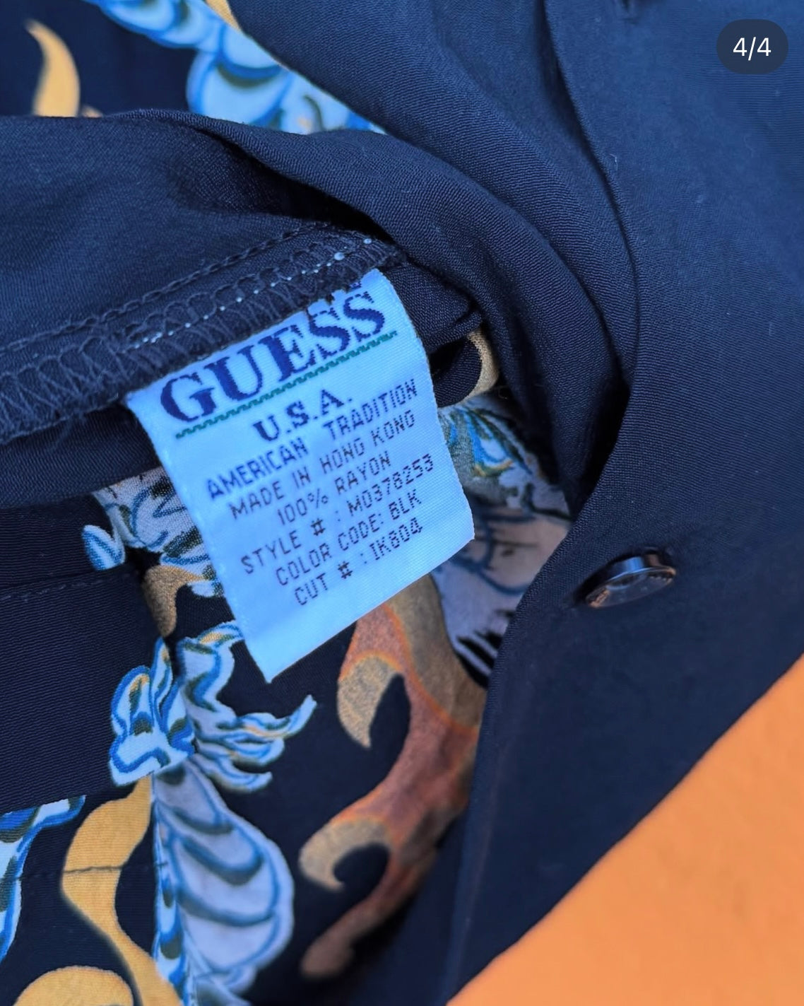 90´s Camisa Guess de Dragones