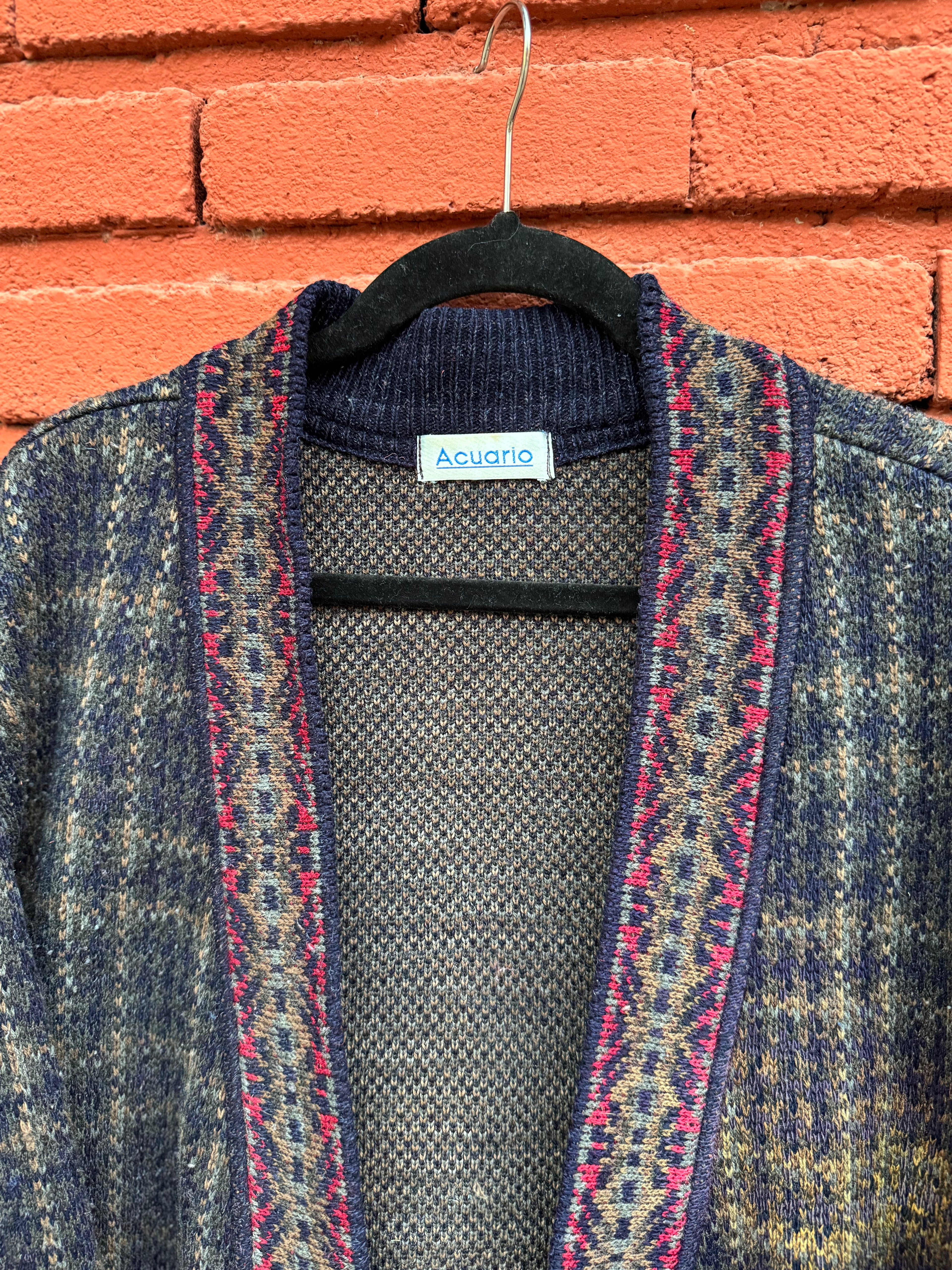 80´s Sueter Cardigan Bohemio