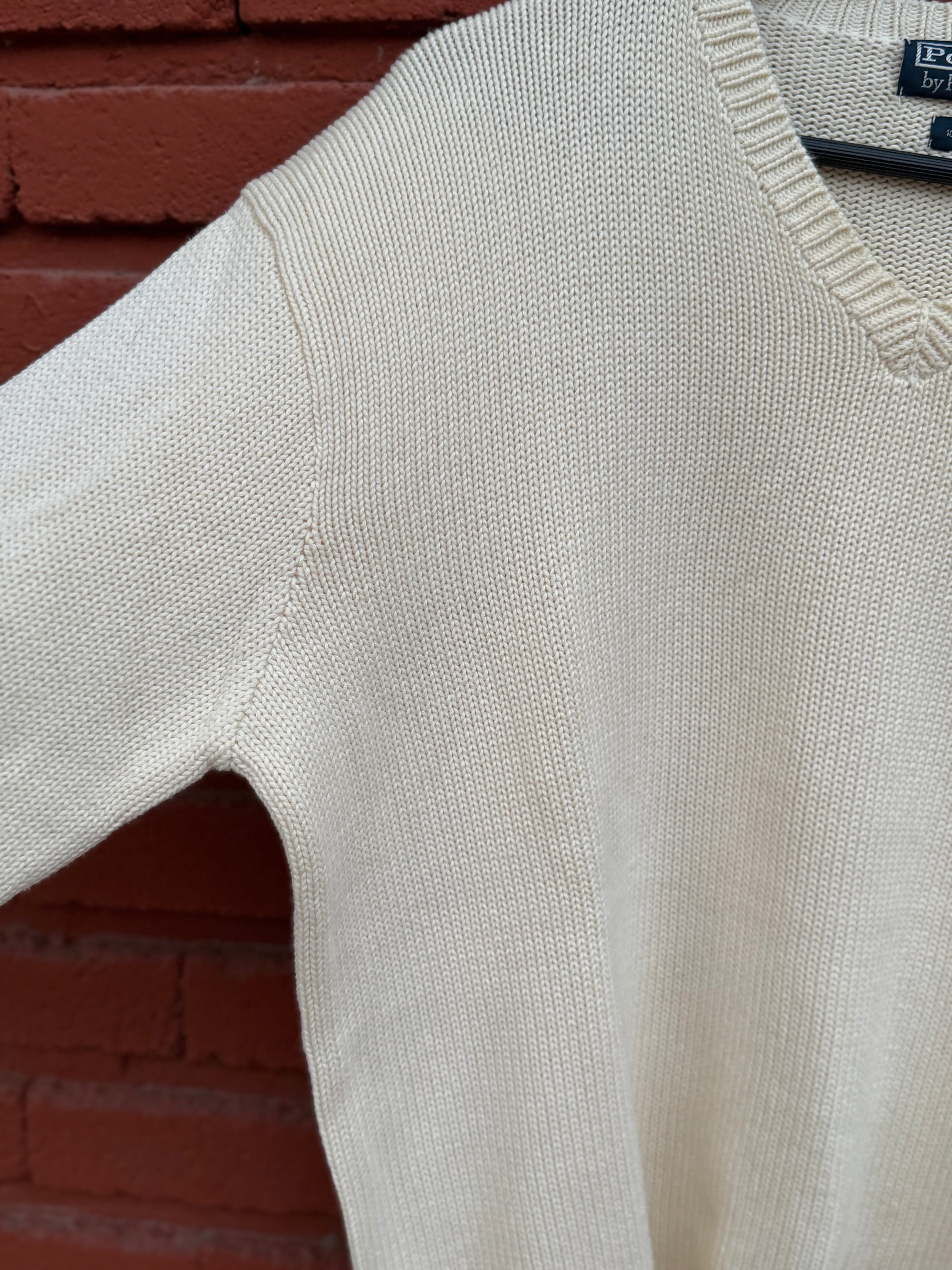 90´s Sueter Polo Ralph Lauren Tejido Grueso