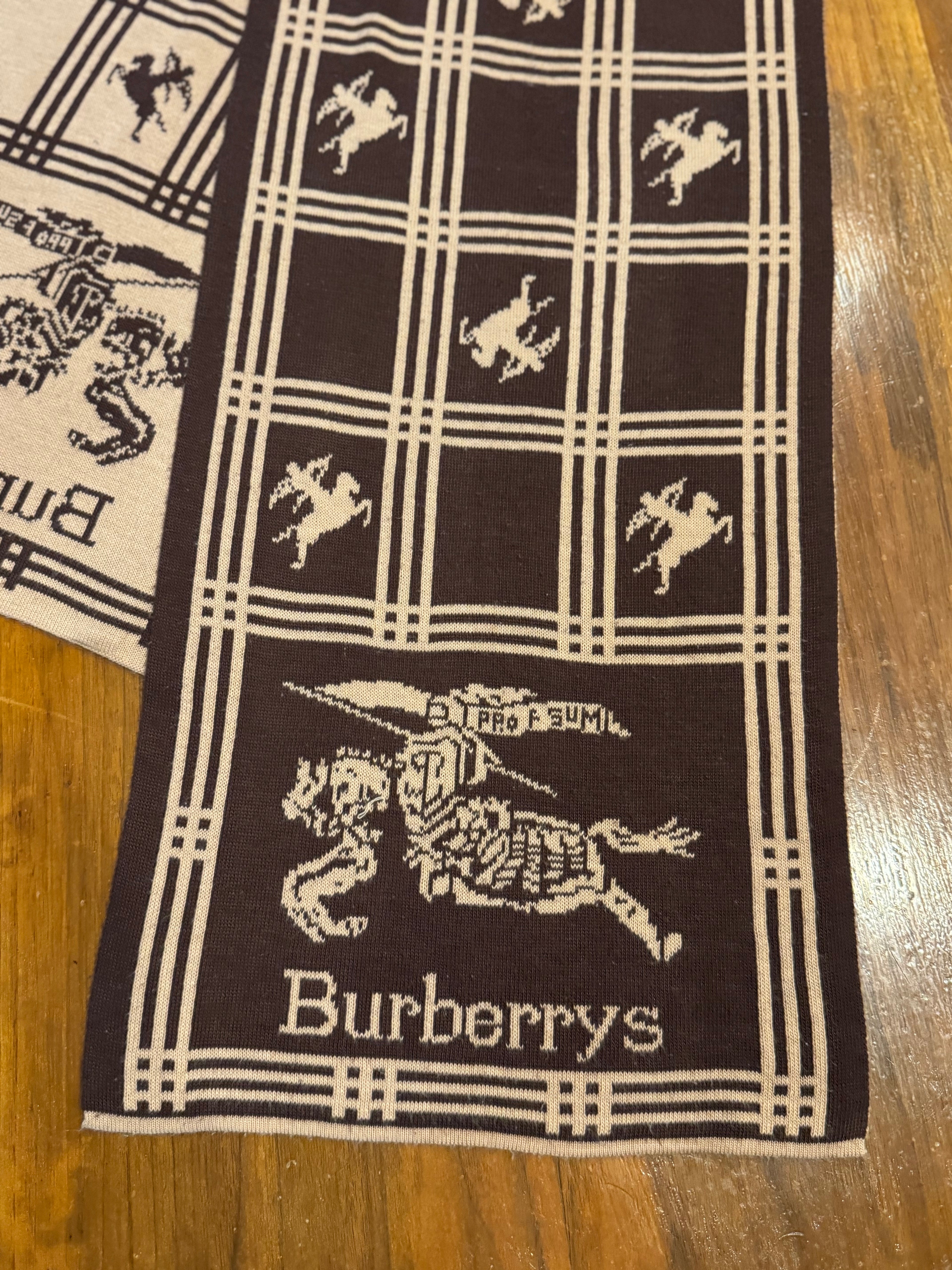 80´s Bufanda Burberrys