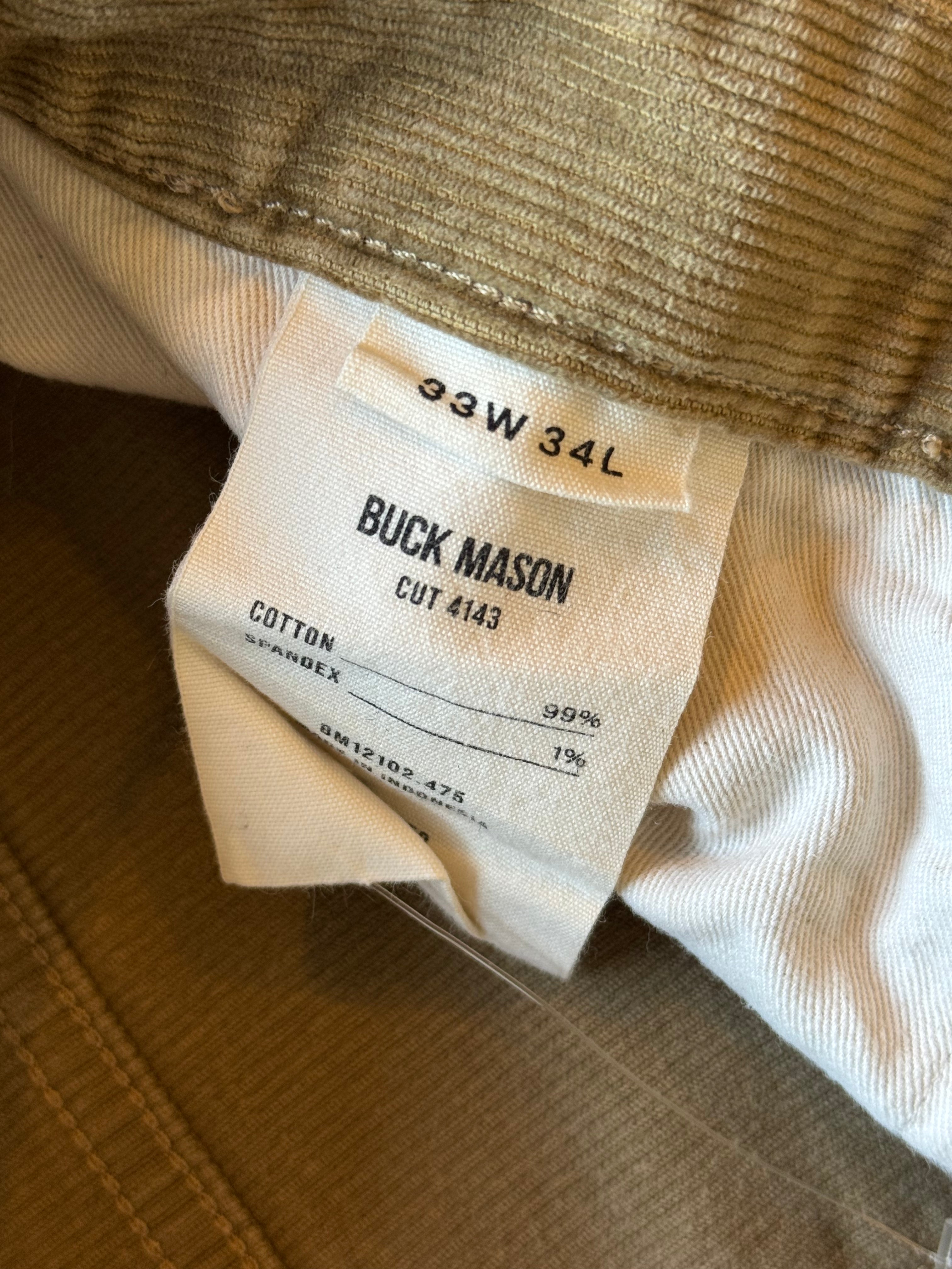 Pantalón de Pana Buck Mason