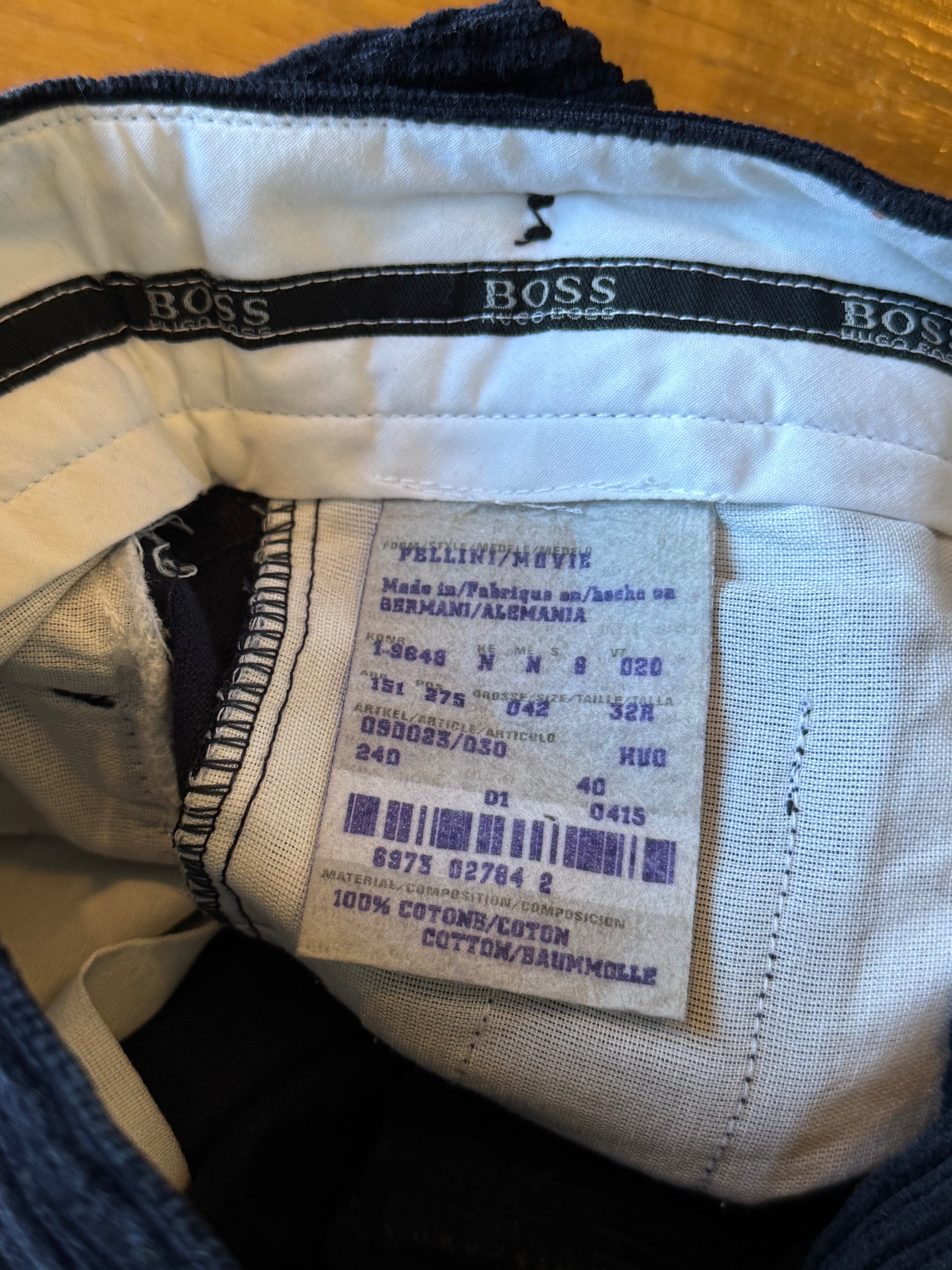 90'S Pantalón de Pana Hugo Boss