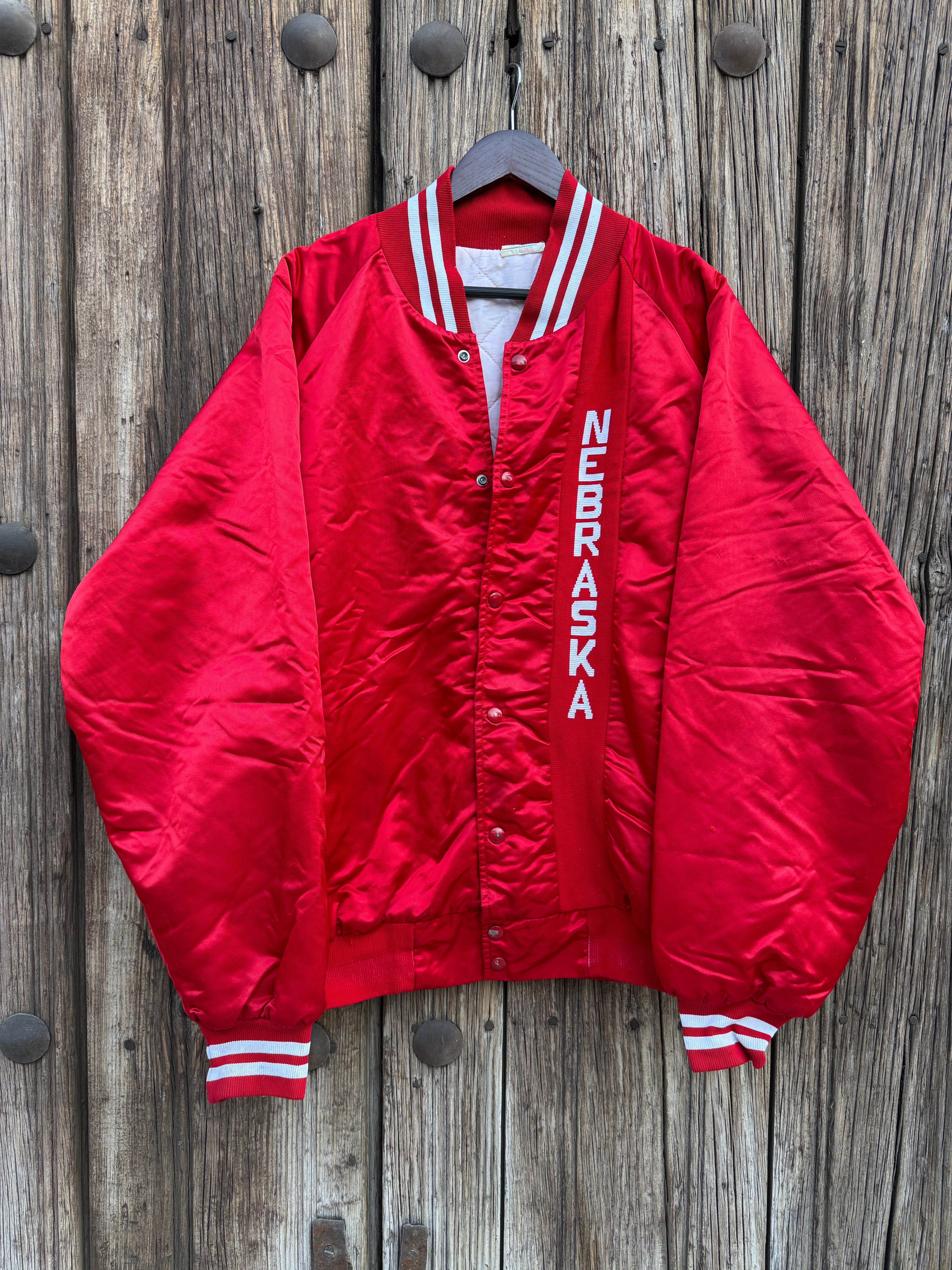 90's Chamarra Bomber de Nebraska Cornhuskers NCAA
