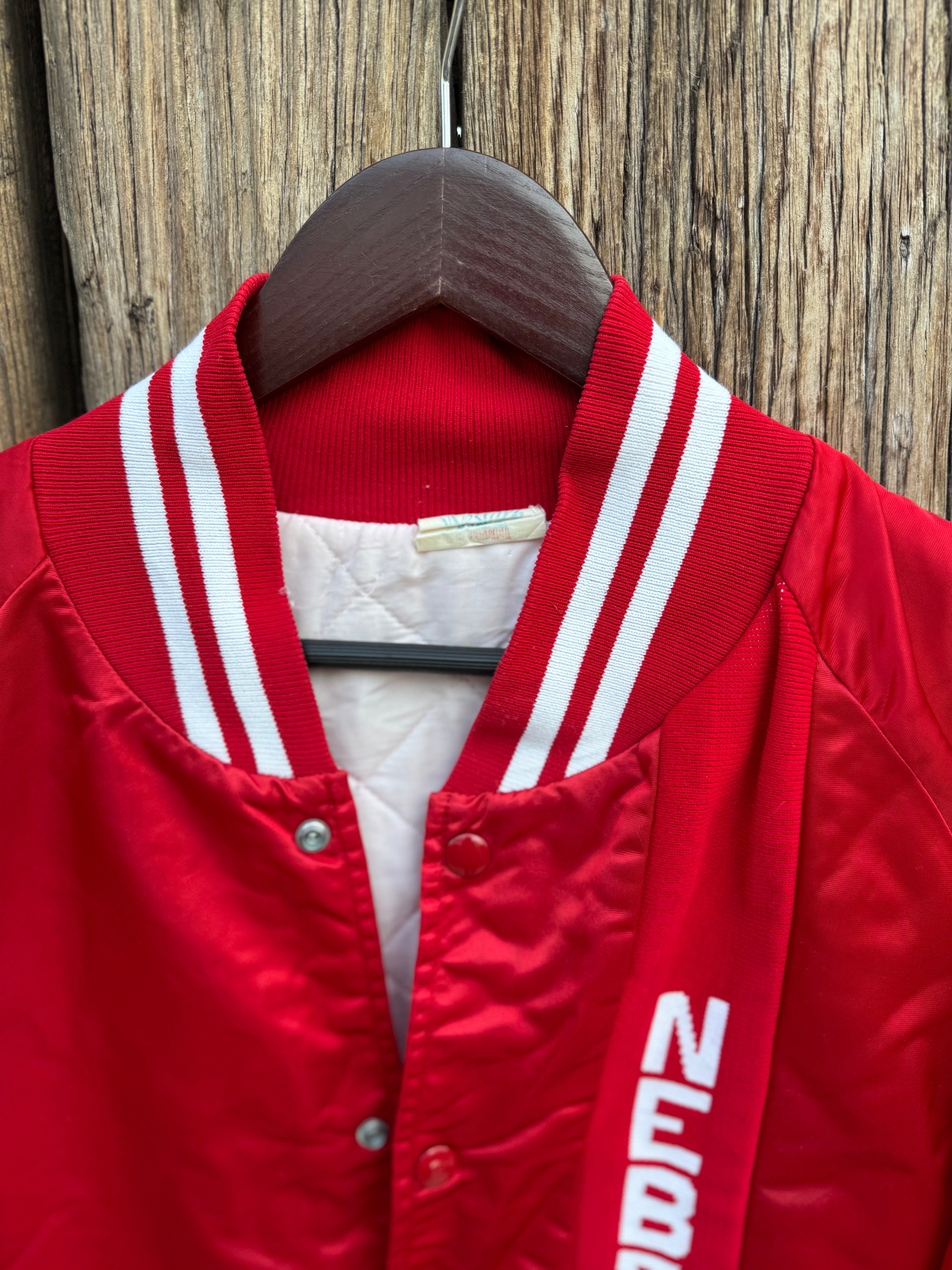 90's Chamarra Bomber de Nebraska Cornhuskers NCAA
