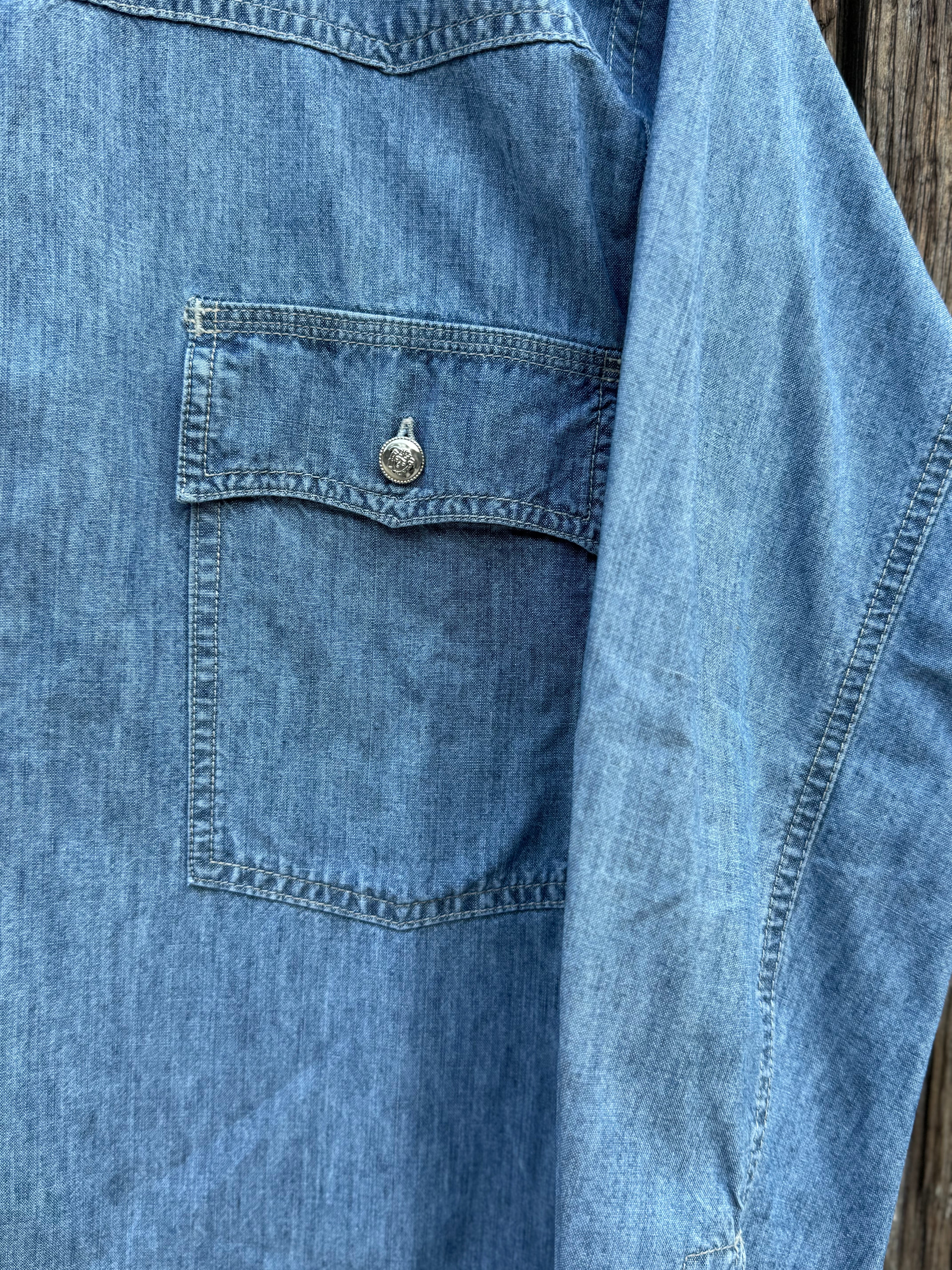 90´s Camisa Vaquera Versace