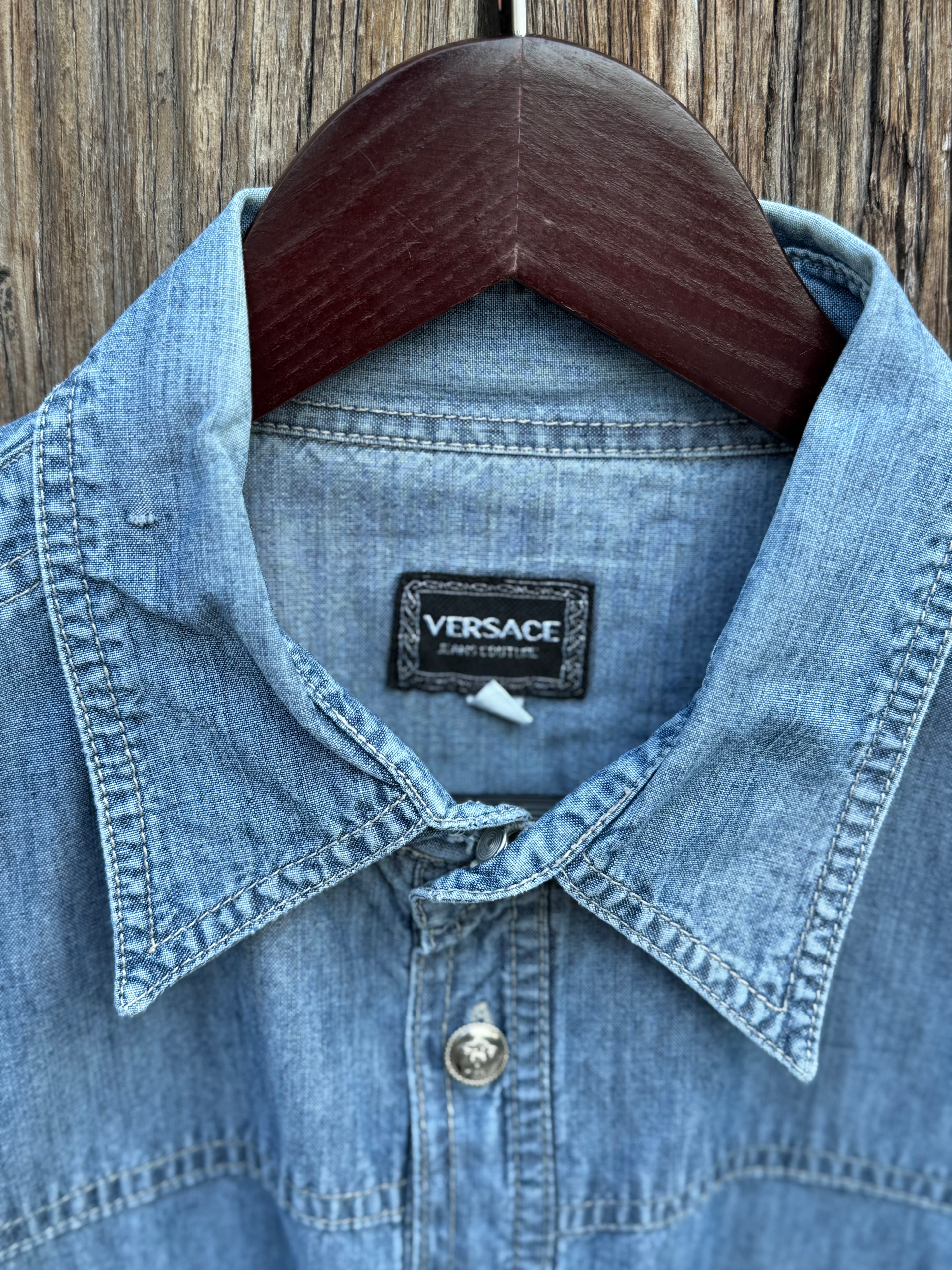 90´s Camisa Vaquera Versace