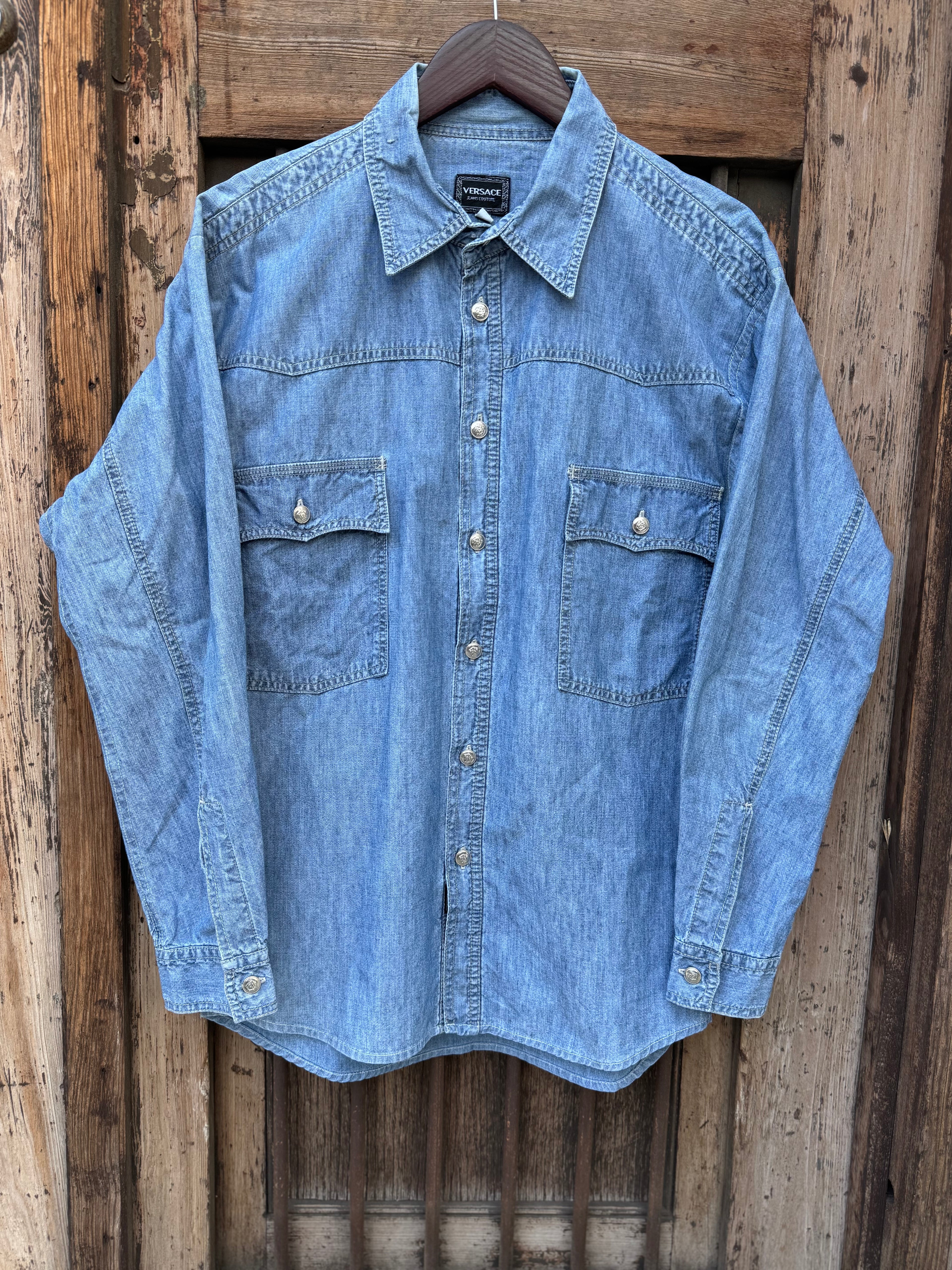 90´s Camisa Vaquera Versace
