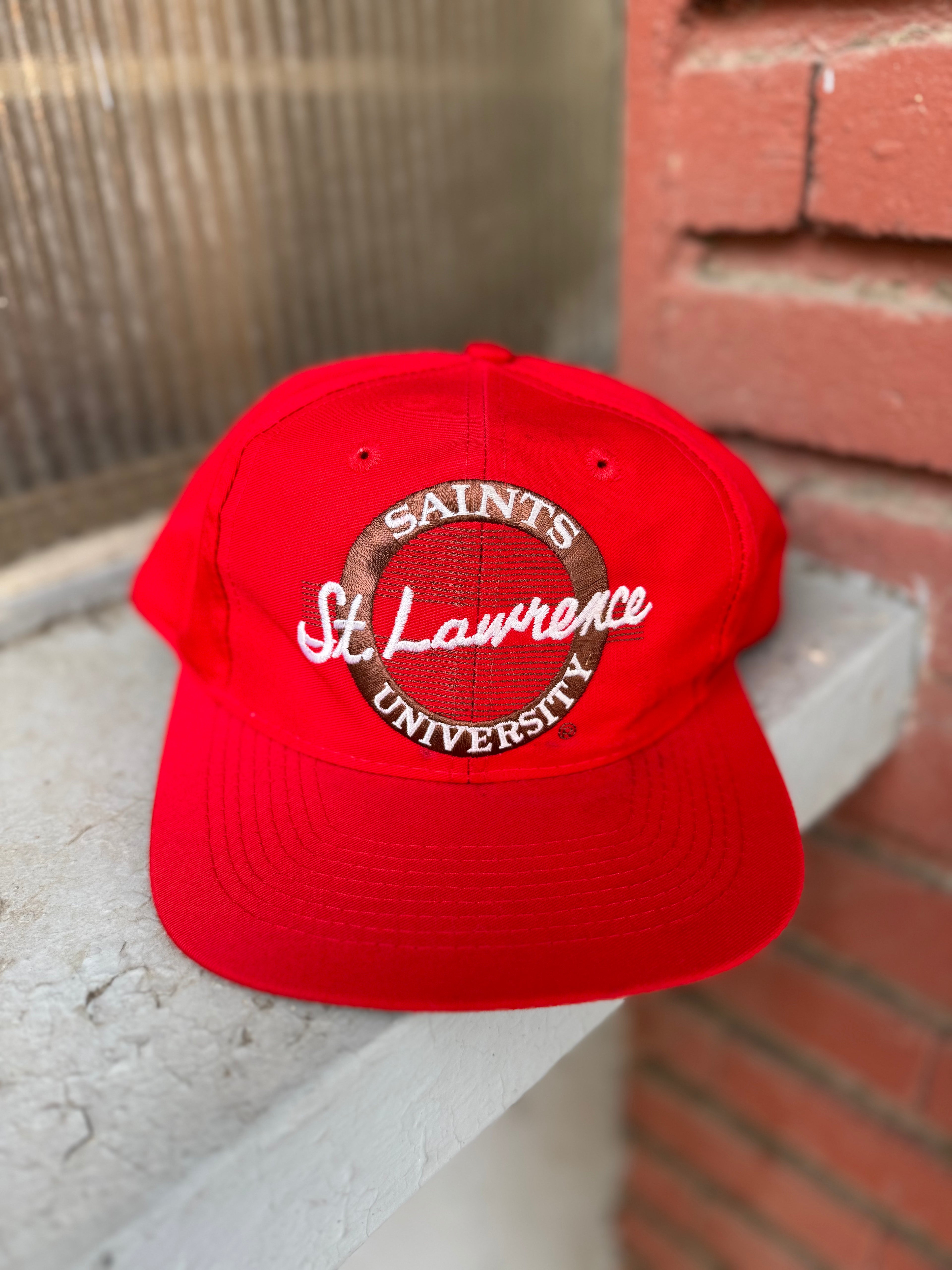90´s Gorra de Universidad de St. Lawrence