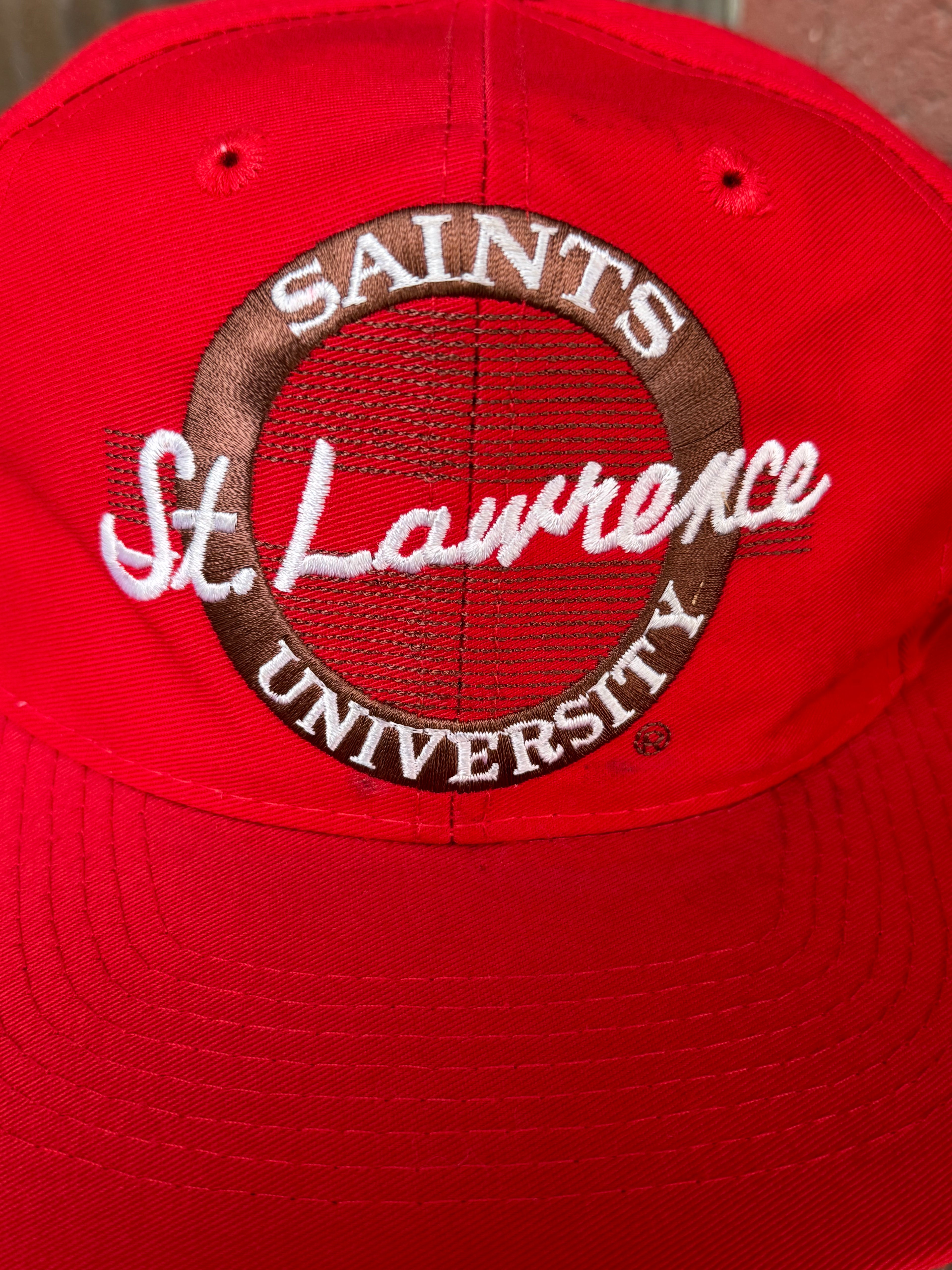 90´s Gorra de Universidad de St. Lawrence