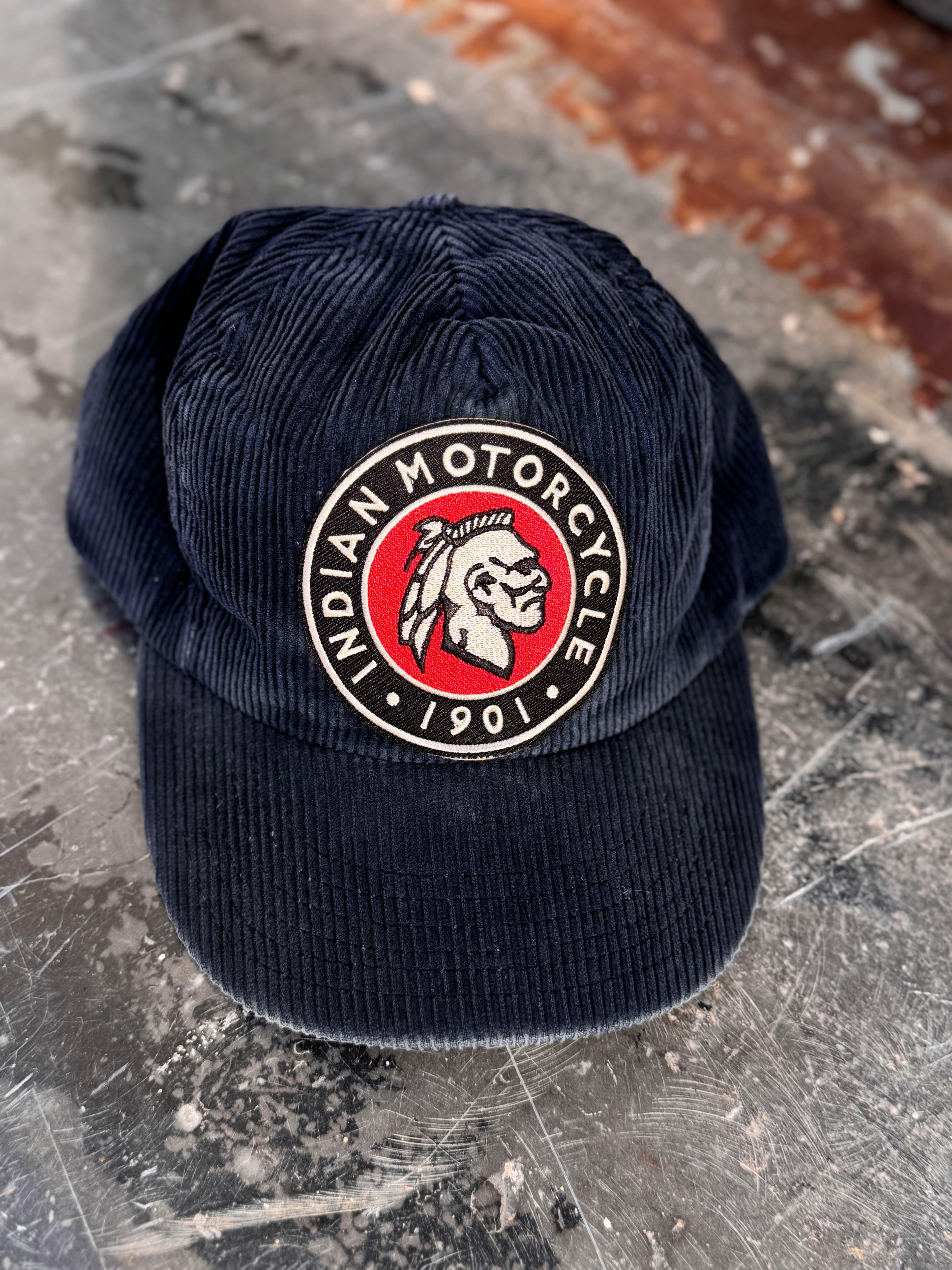 90´s Gorra de Pana con Parche Indian