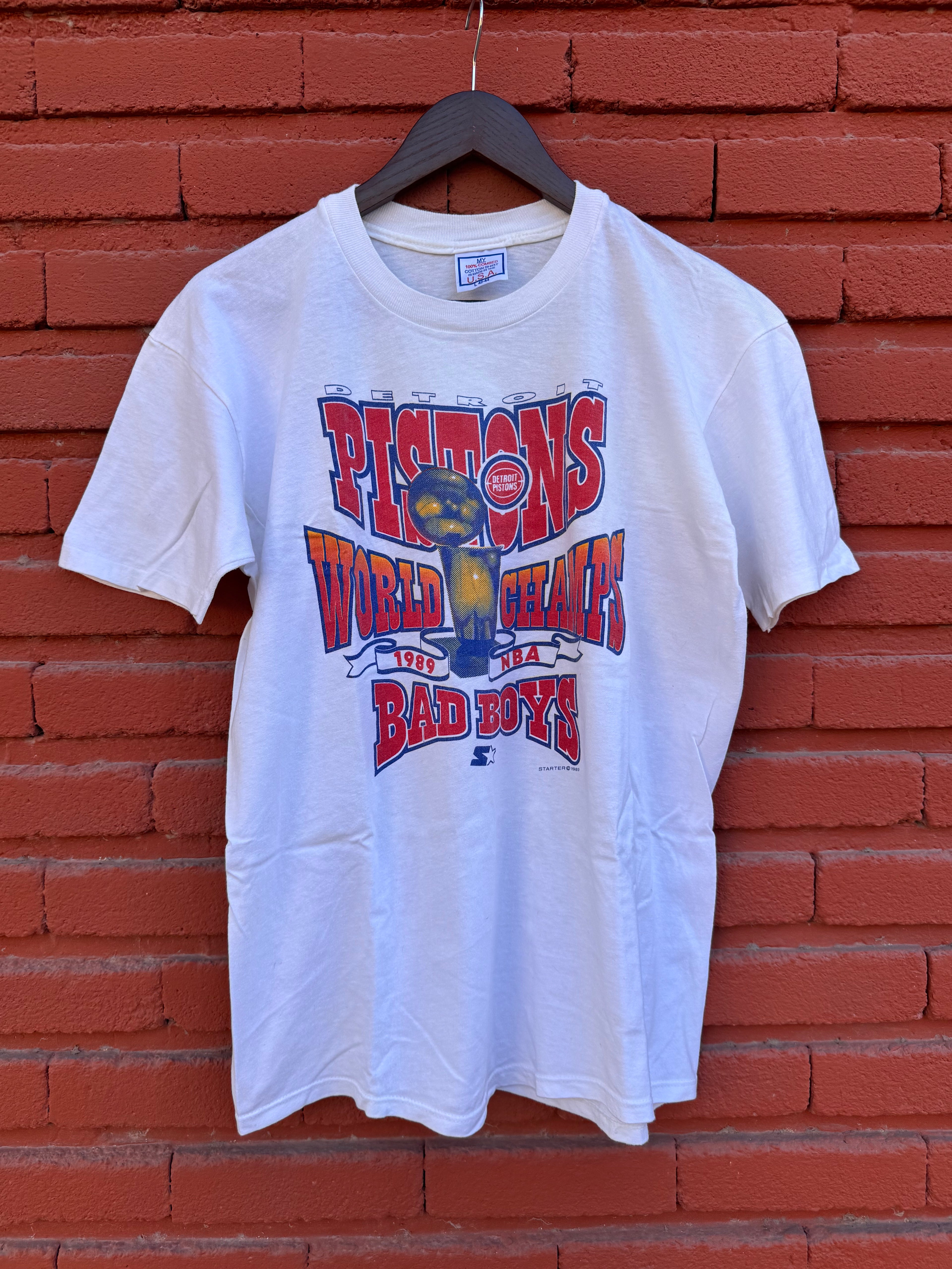 1989 Playera Detroit Pistons Campeonato