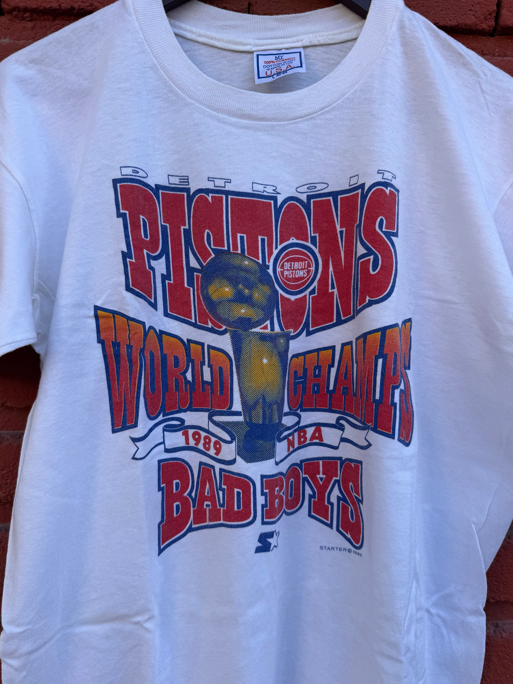 1989 Playera Detroit Pistons Campeonato