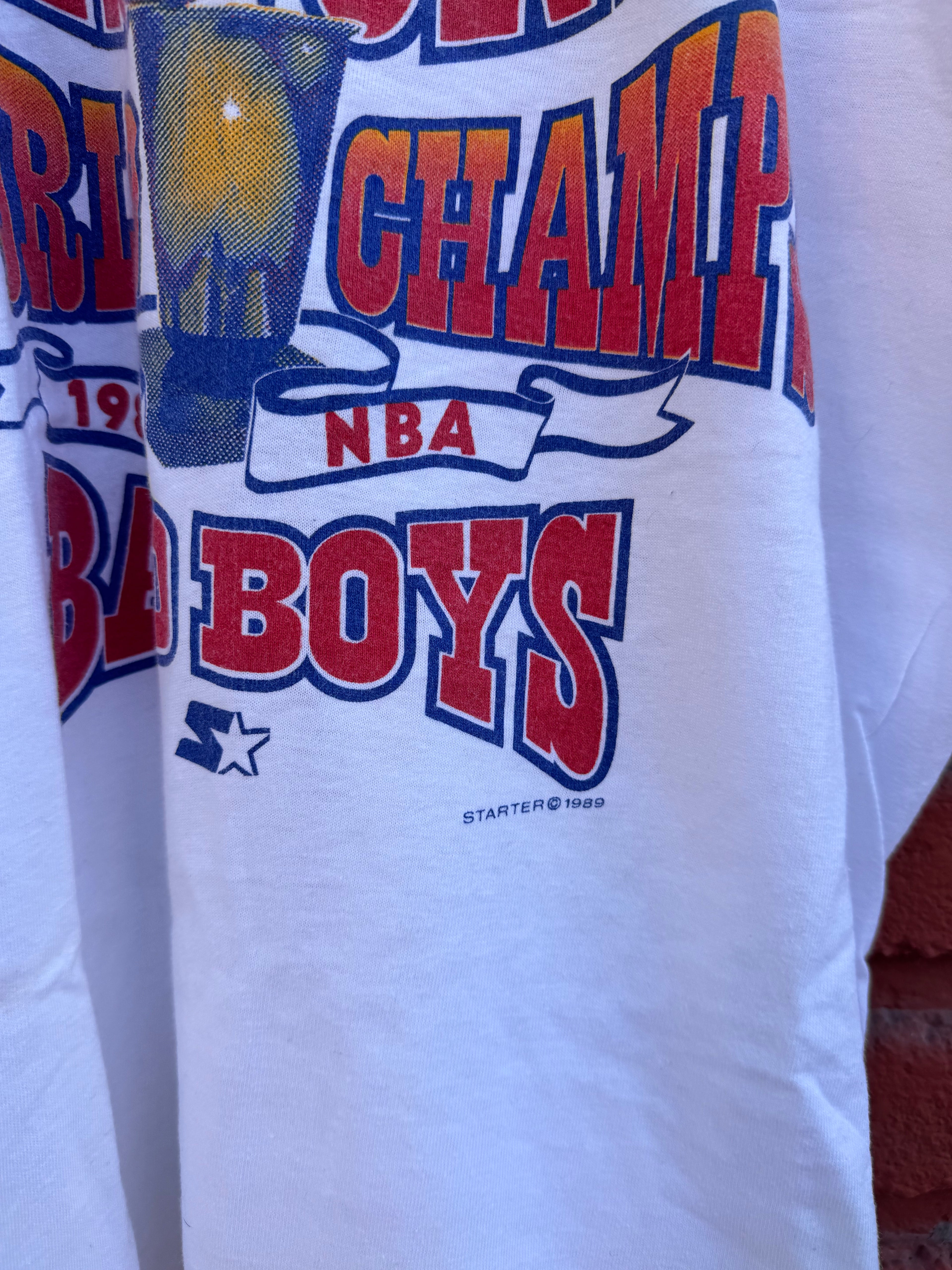 1989 Playera Detroit Pistons Campeonato