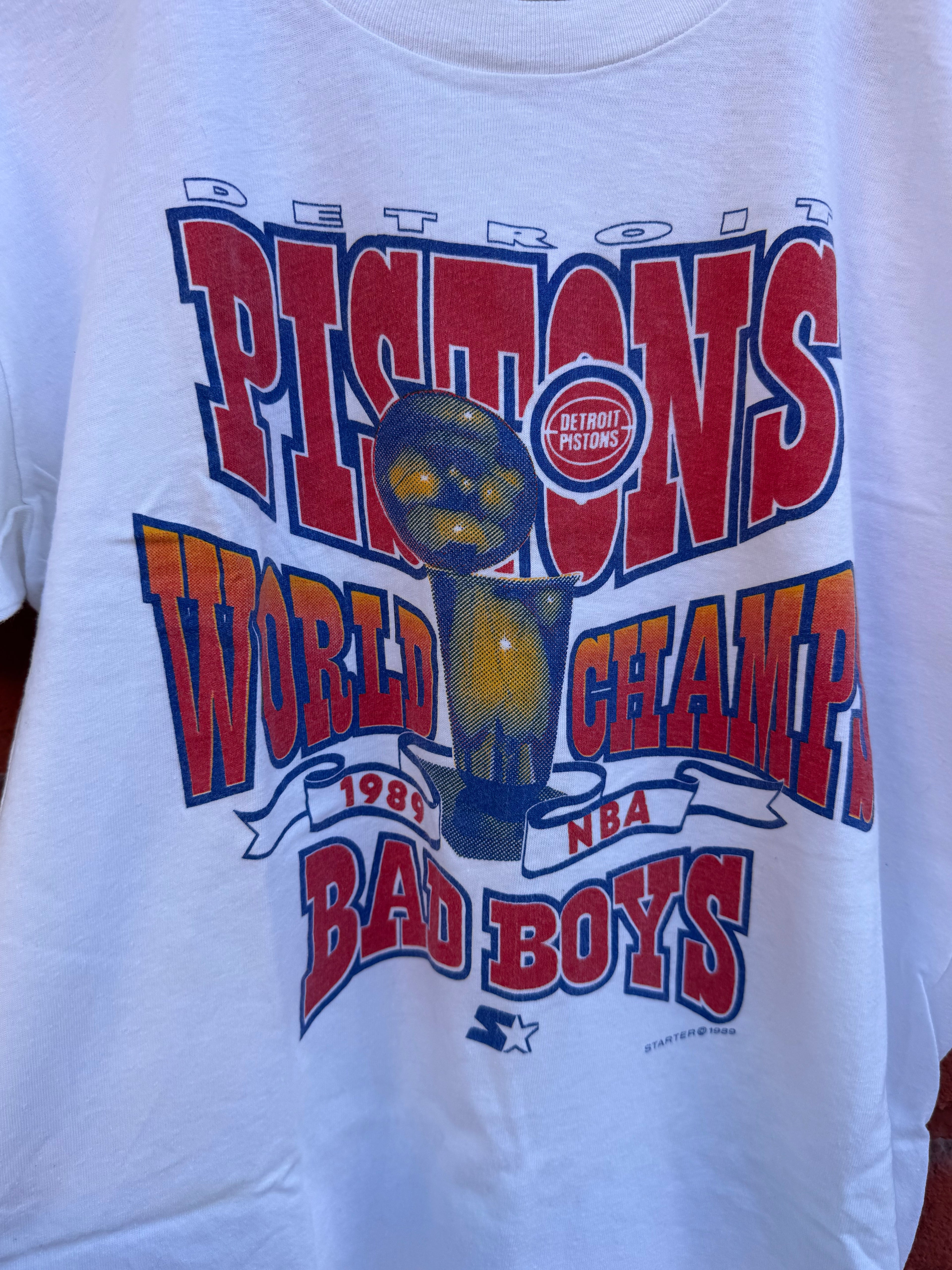 1989 Playera Detroit Pistons Campeonato