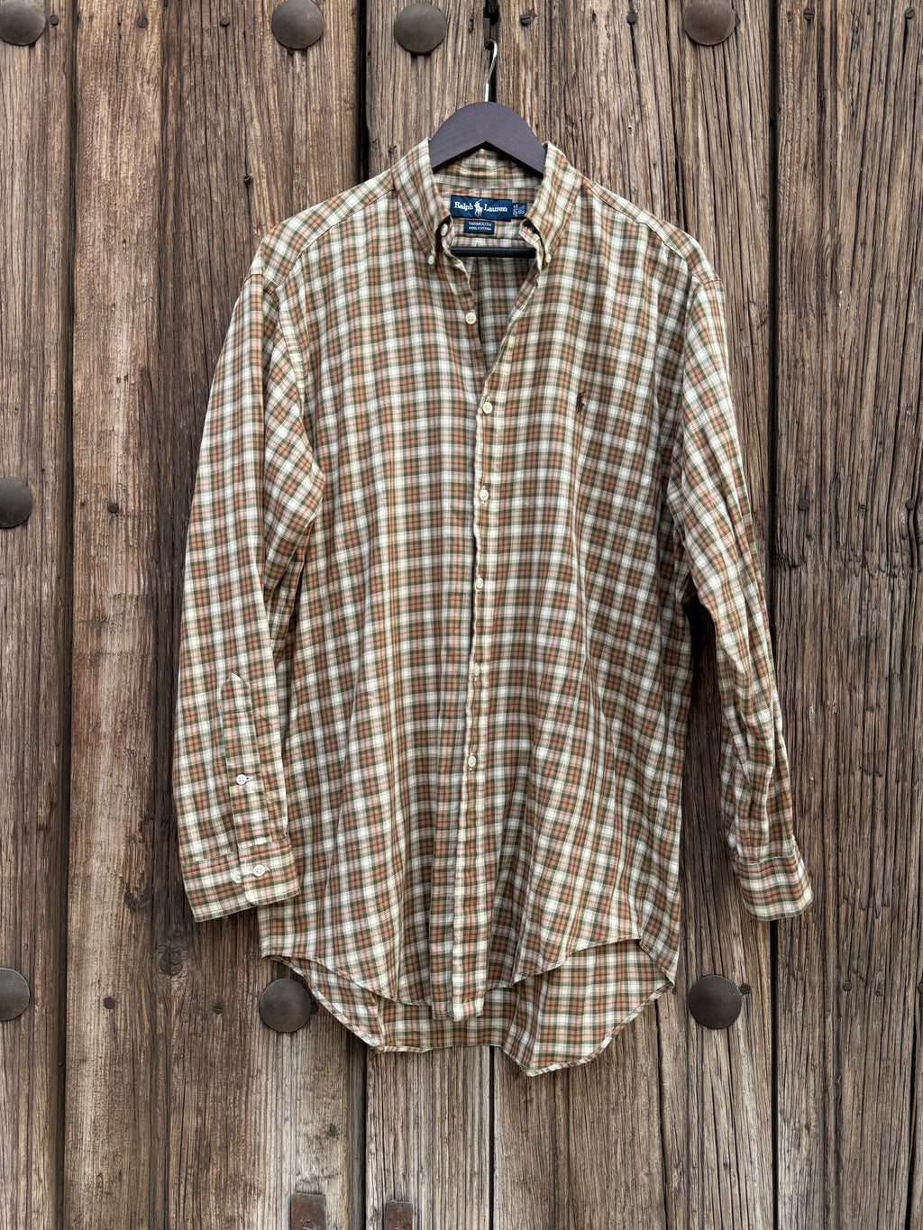 90´s Camisa Polo Ralph Lauren de Cuadros
