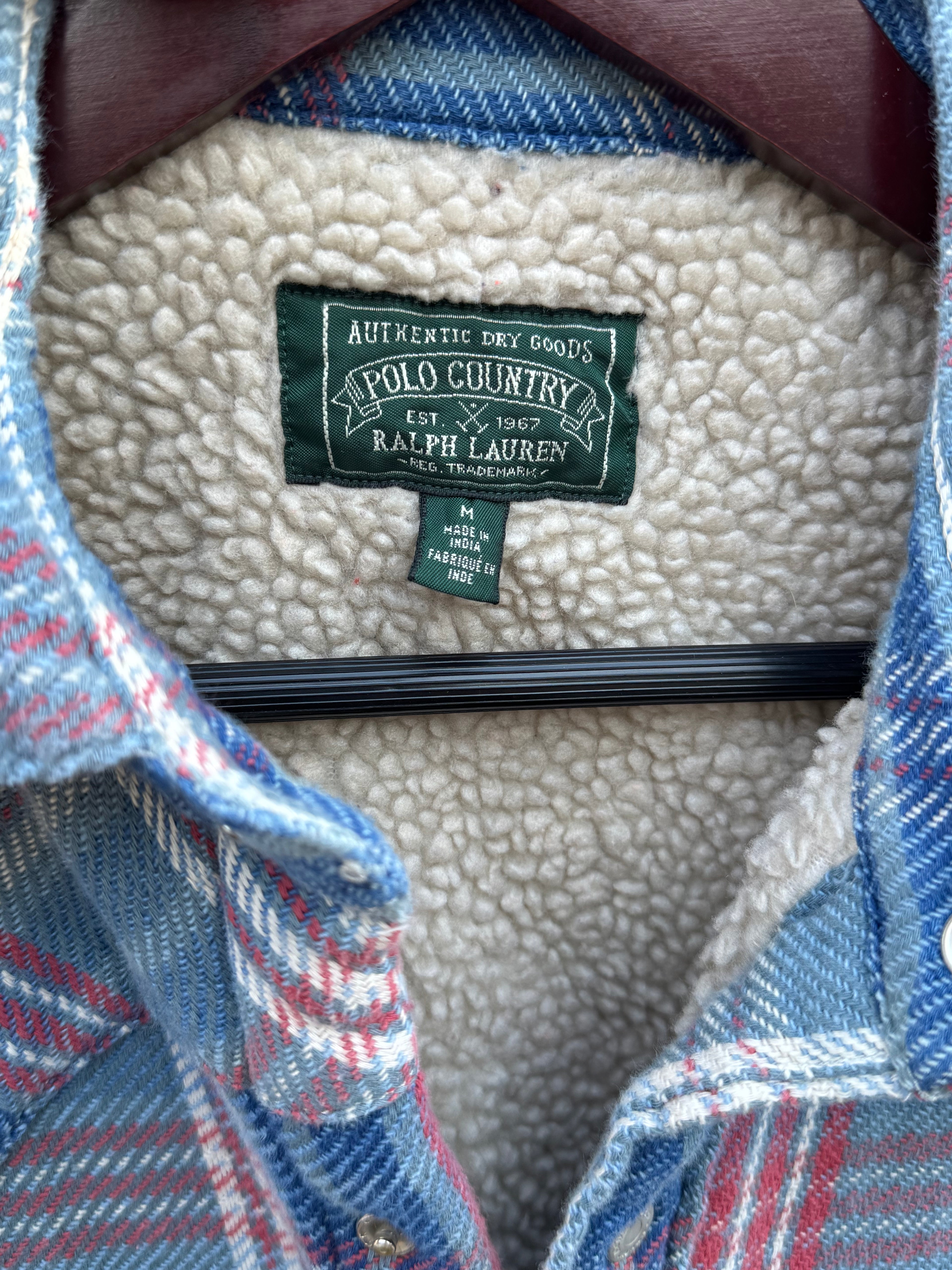 Camisa de Sherpa Polo Country