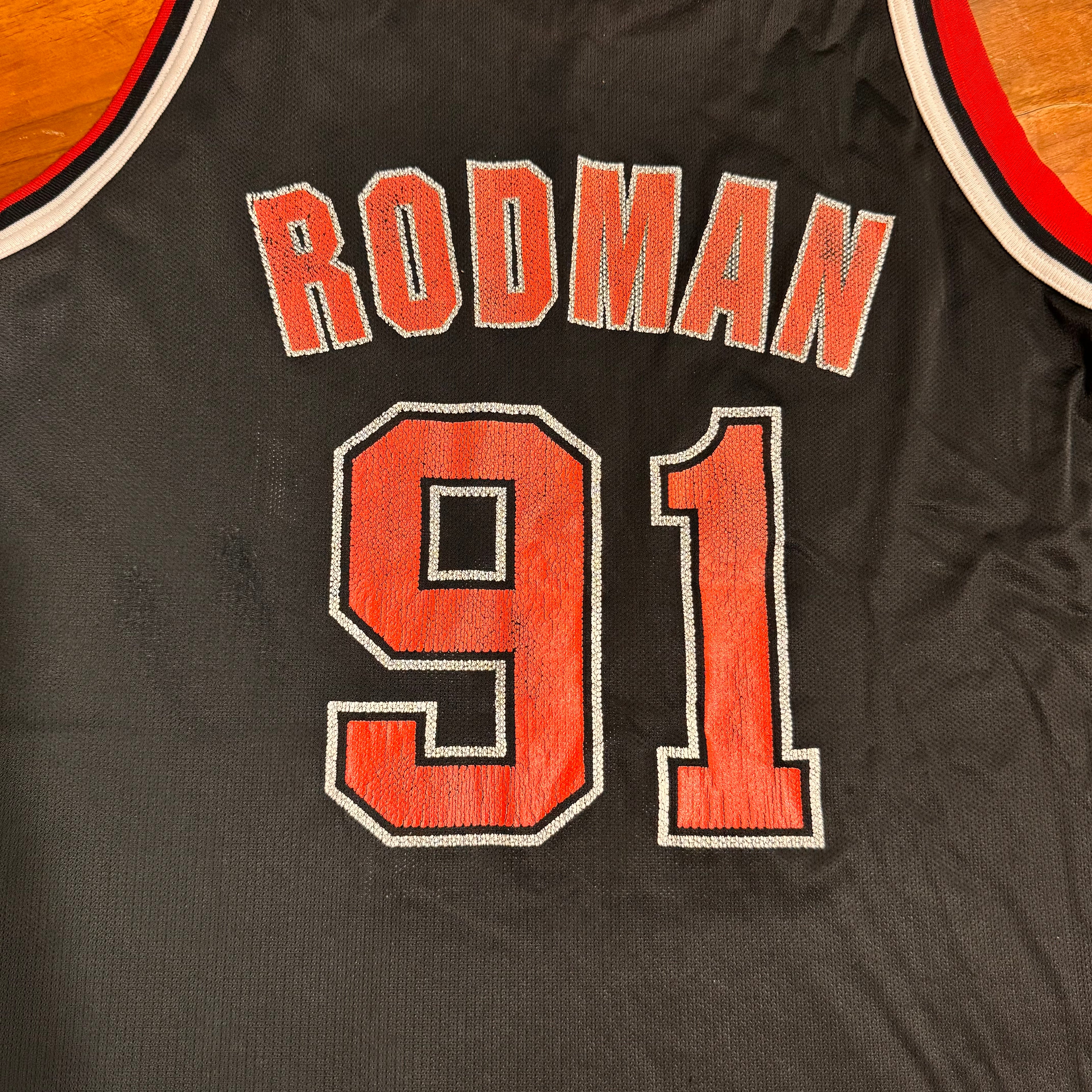 90´s Jersey de Dennis Rodman marca Champion