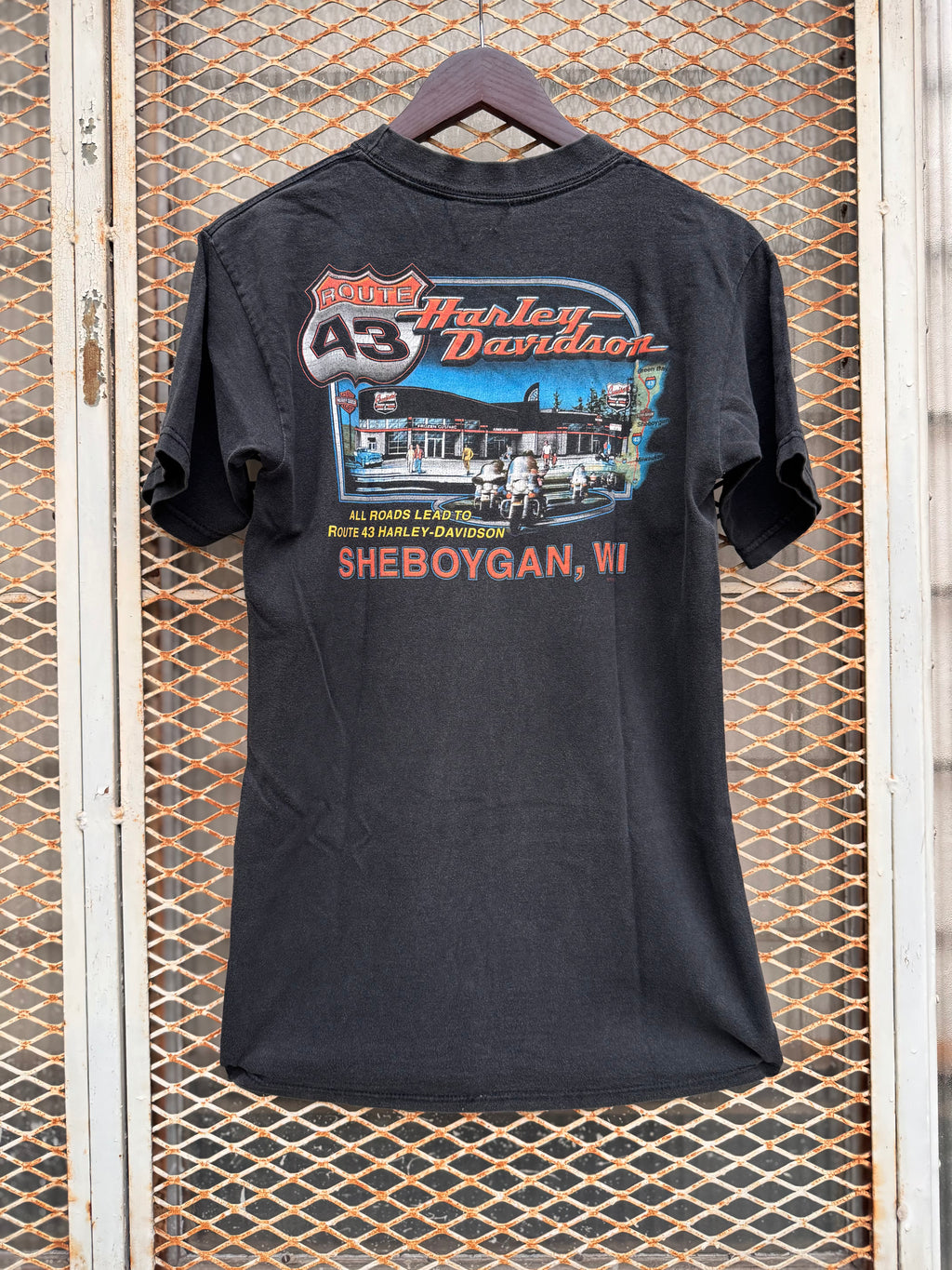 2000 Playera Harley Davidson de Aguila Vs Dragón