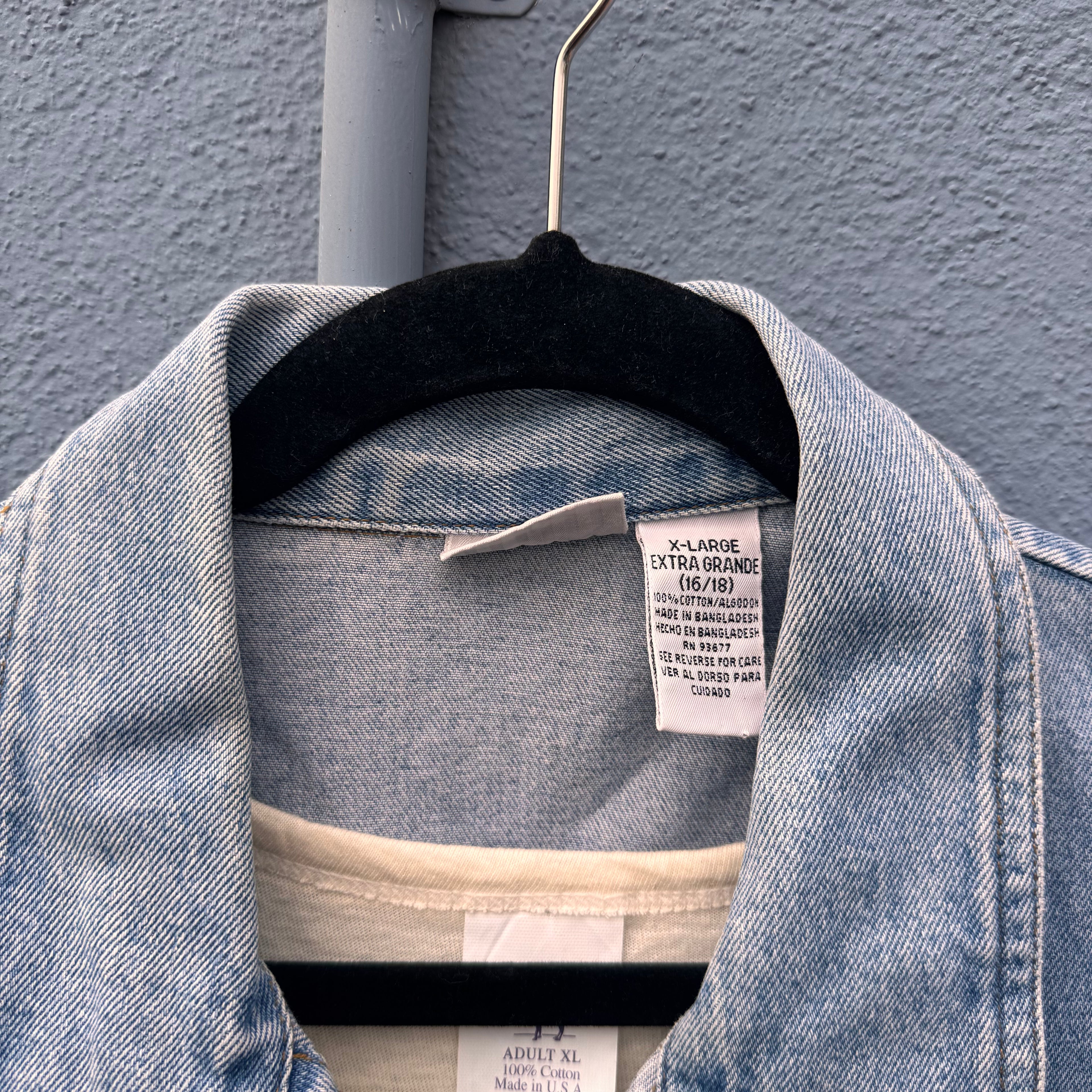 90´s Chamarra de Mezclilla con Bolsas