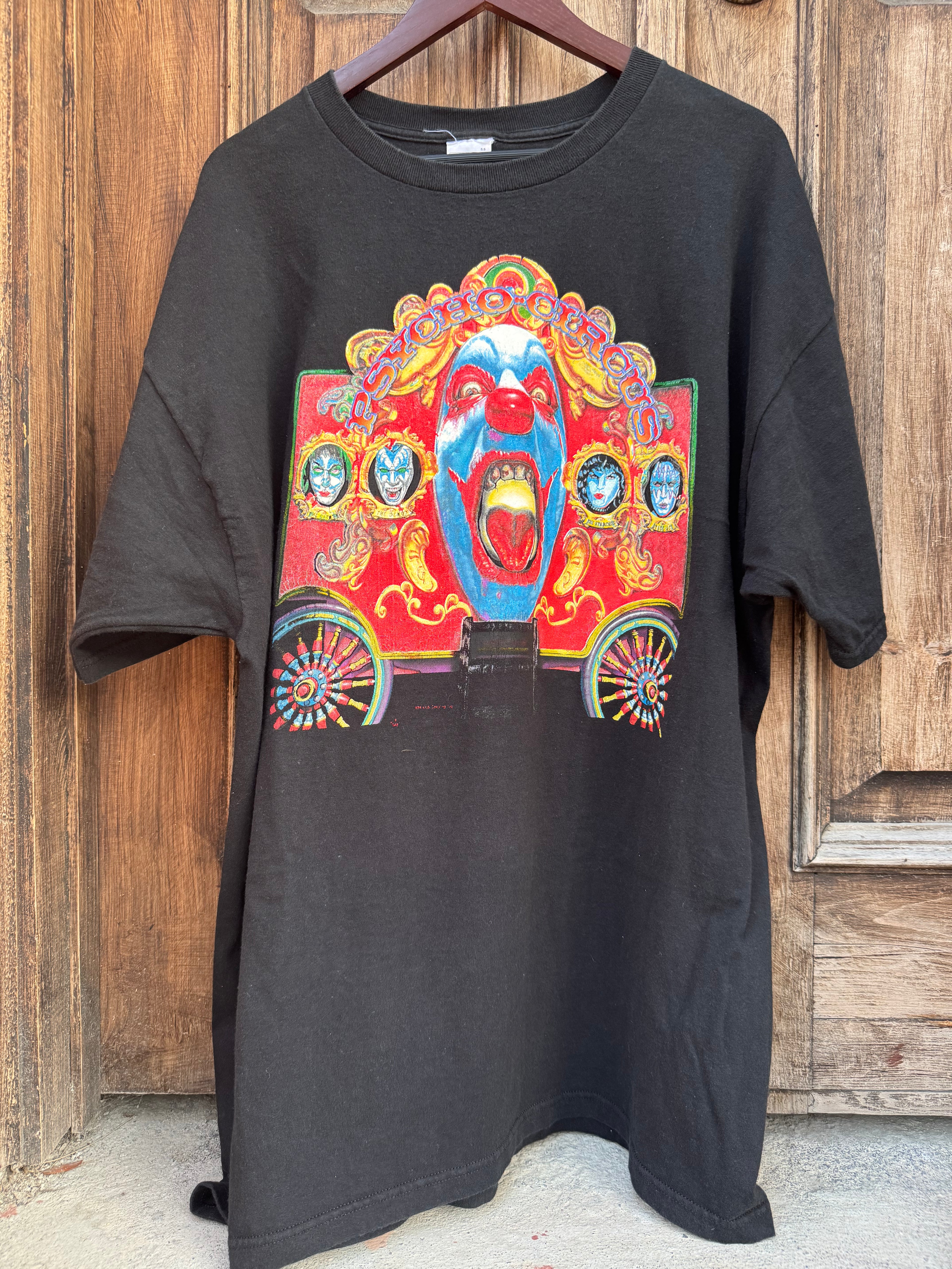 90's Playera Kiss Tour Psycho Circus