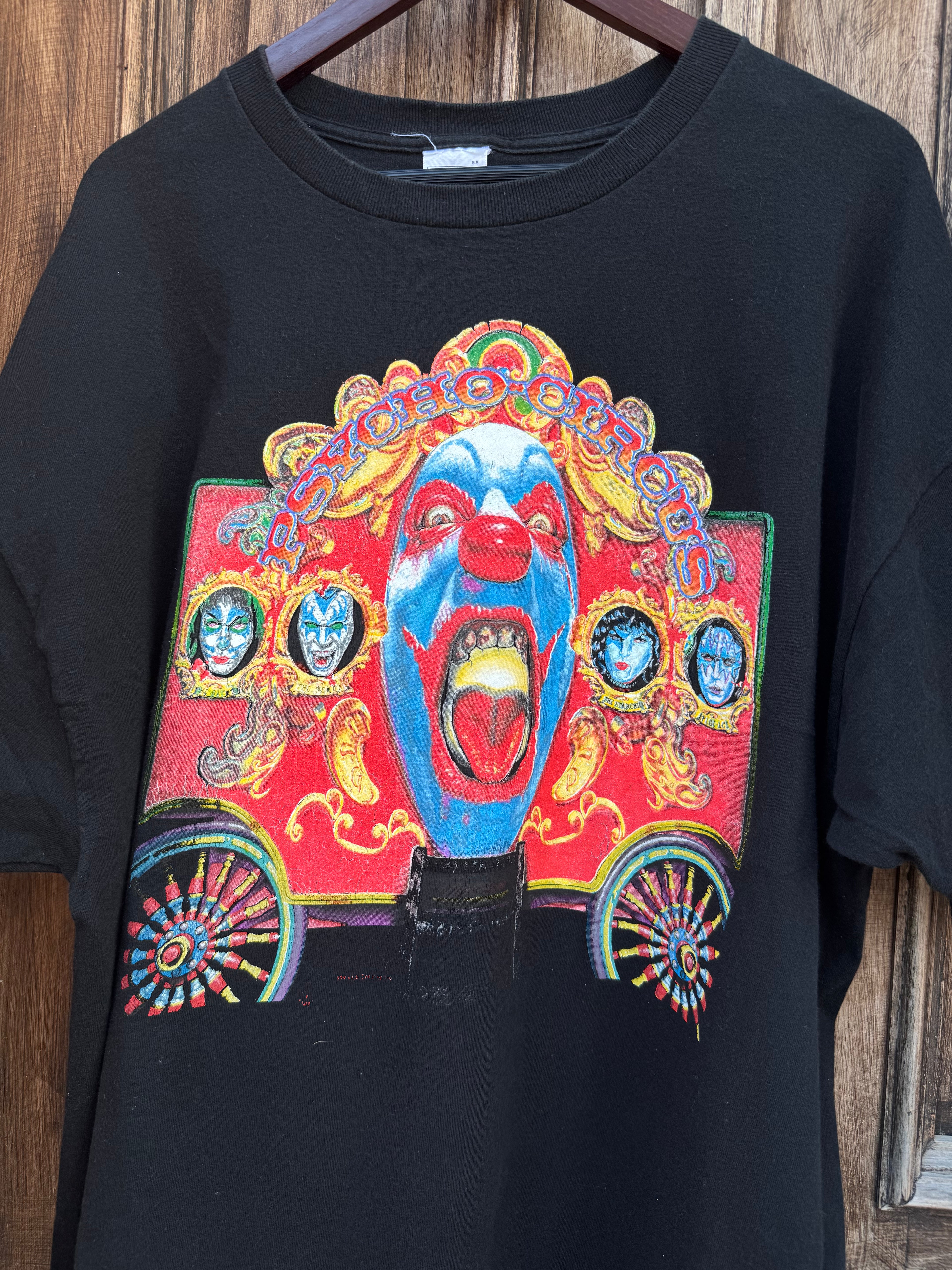 90's Playera Kiss Tour Psycho Circus