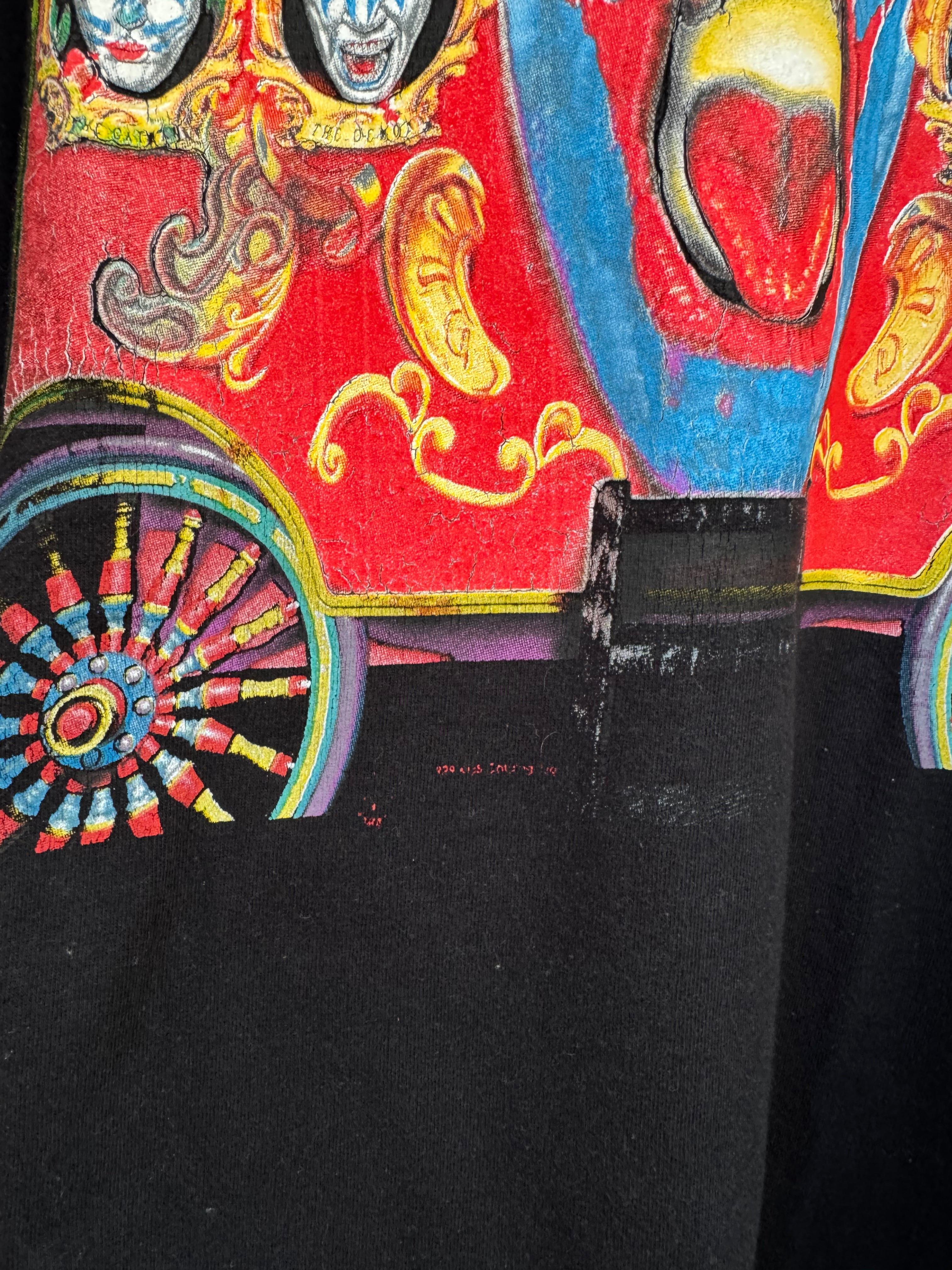 90's Playera Kiss Tour Psycho Circus