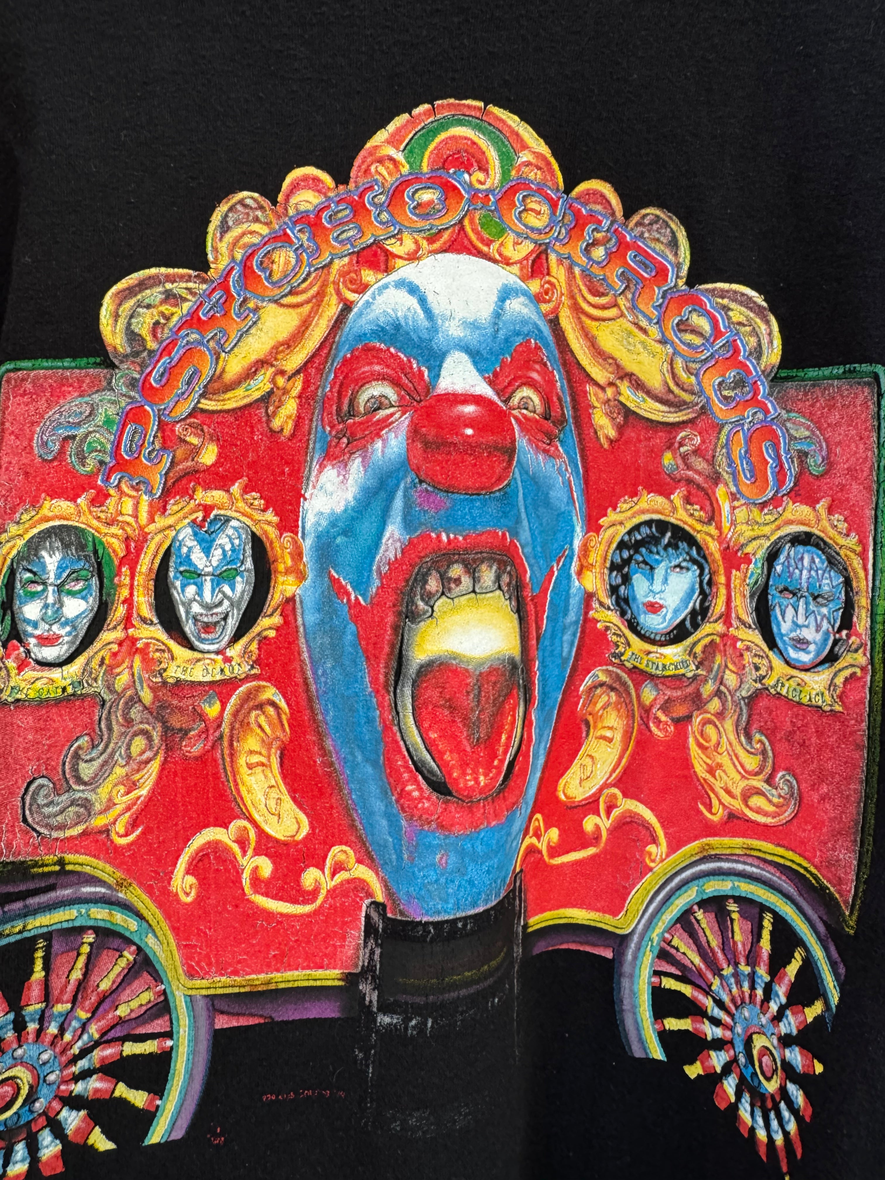 90's Playera Kiss Tour Psycho Circus